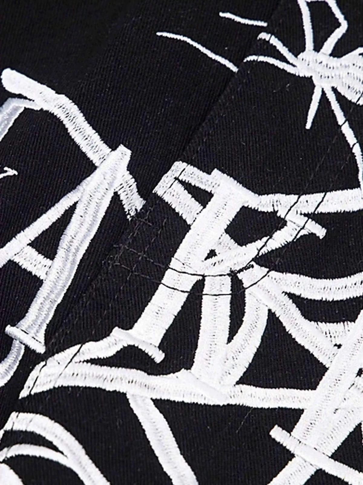 American High Street Embroidered Spider Jeans