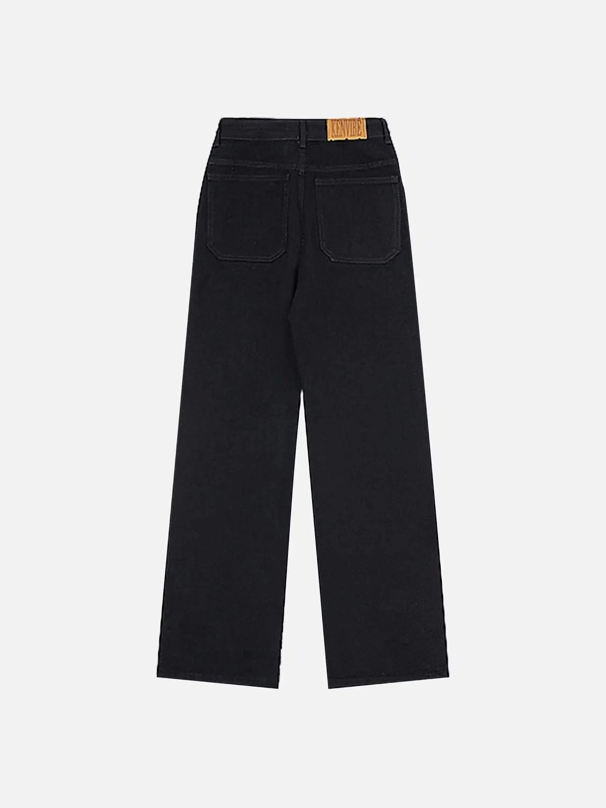 American High Street Embroidered Spider Jeans