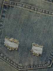 American High Street Graffiti Washed Jeans