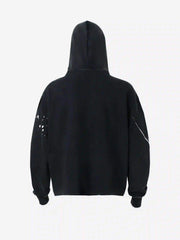 American Hip-Hop Graffiti Distressed Hooded Hoodie