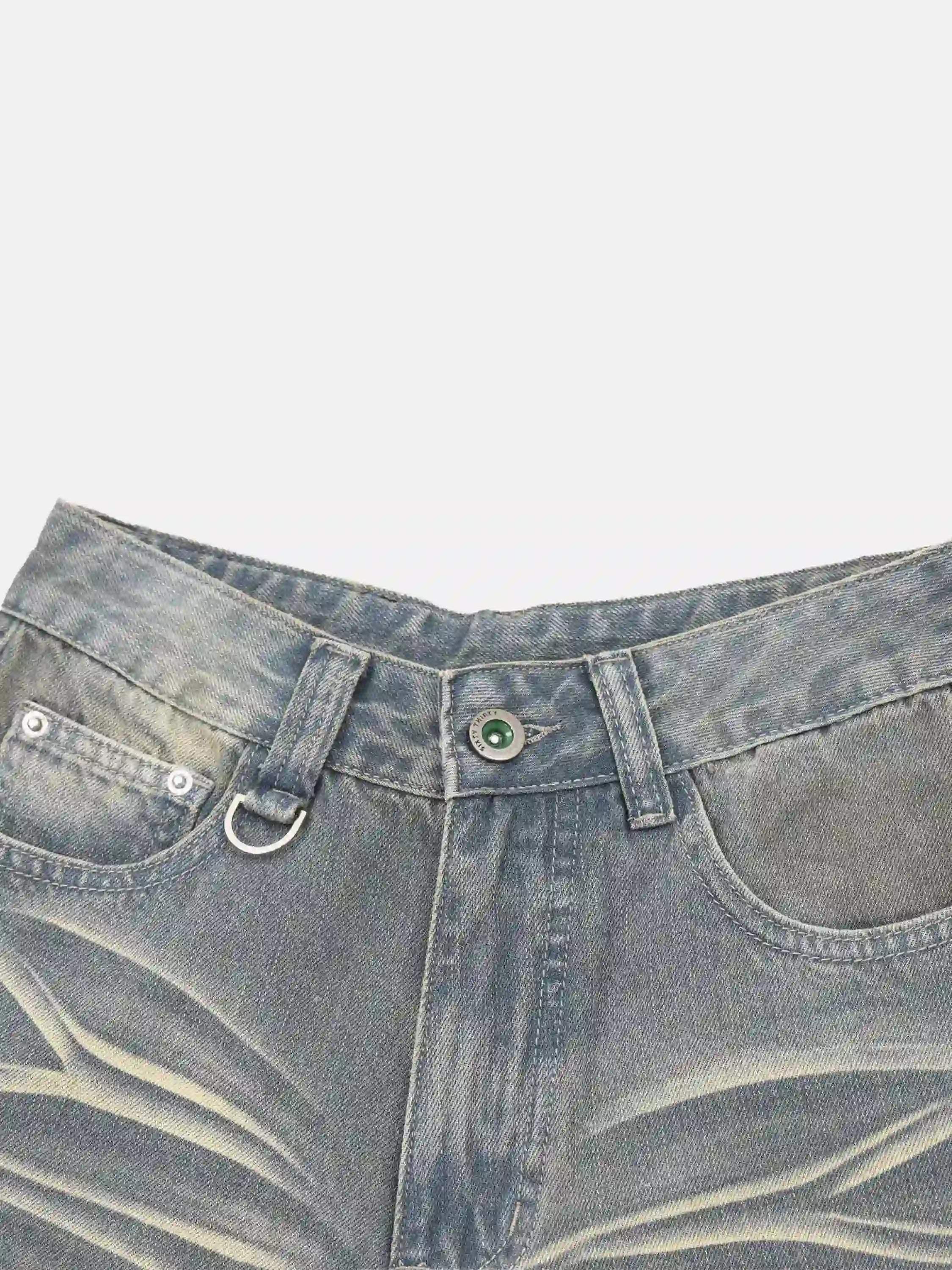 American Retro Cropped Denim Jorts