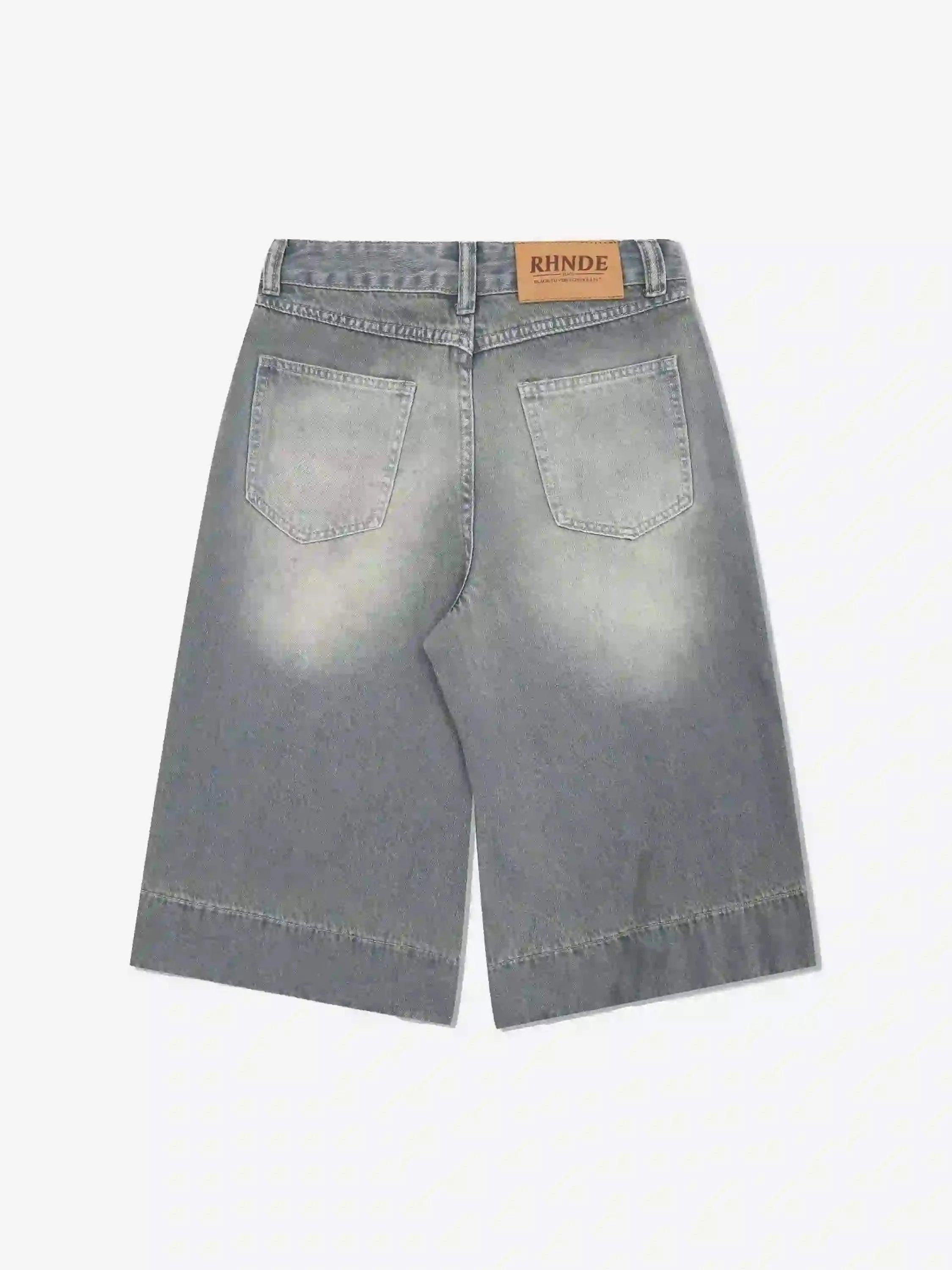 American Retro Cropped Denim Jorts