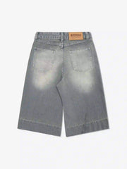 American Retro Cropped Denim Jorts