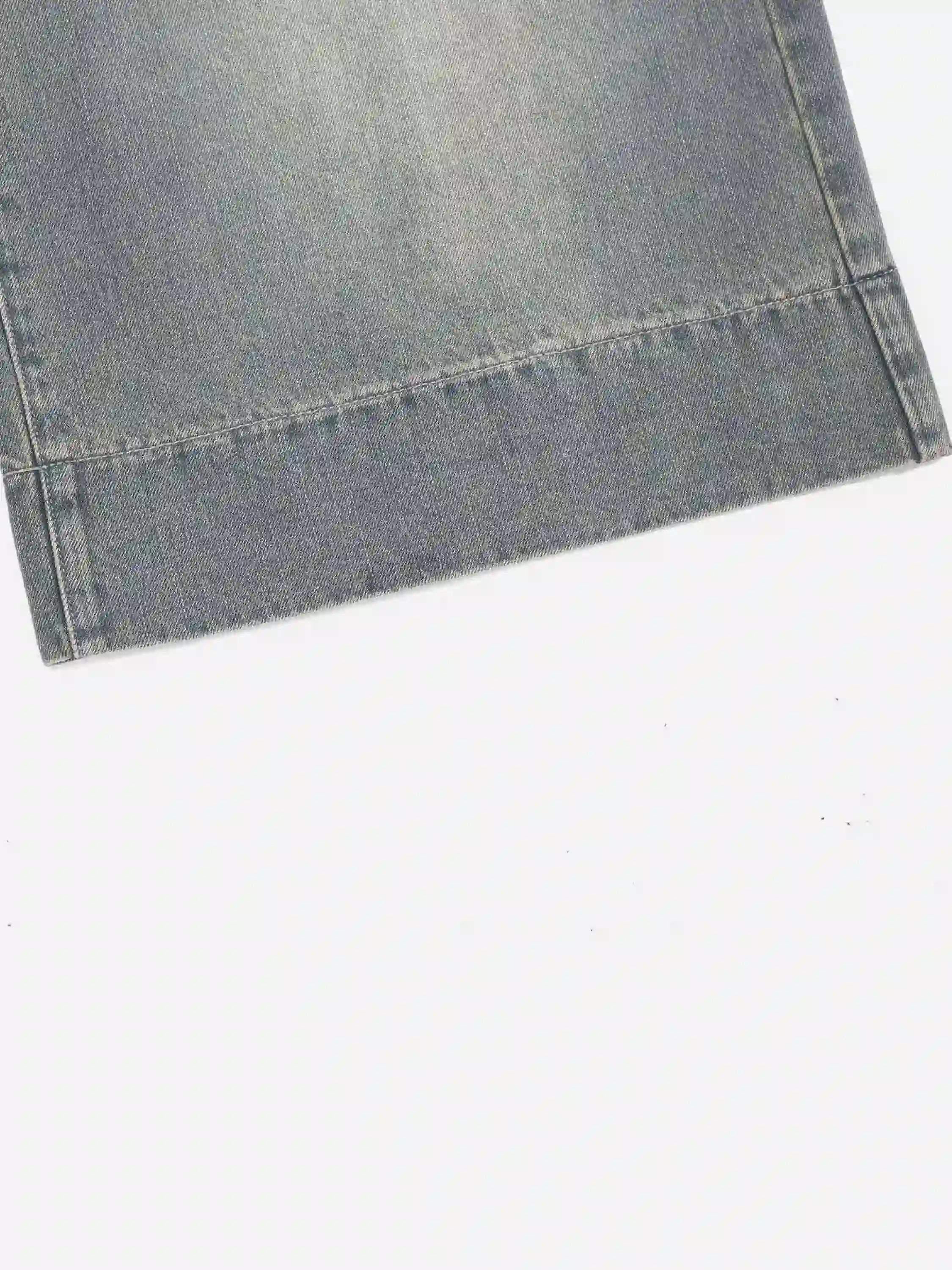 American Retro Cropped Denim Jorts