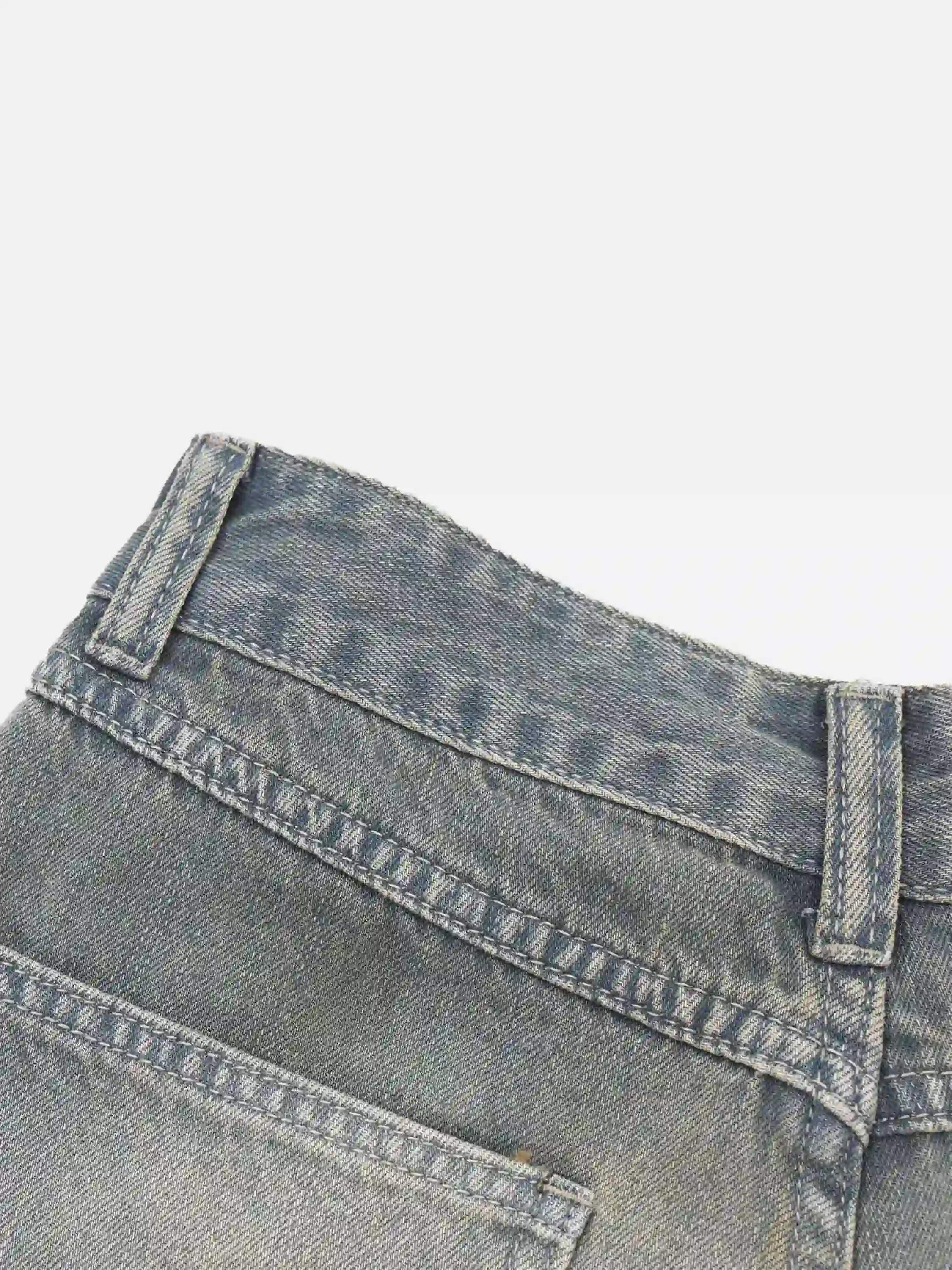 American Retro Cropped Denim Jorts