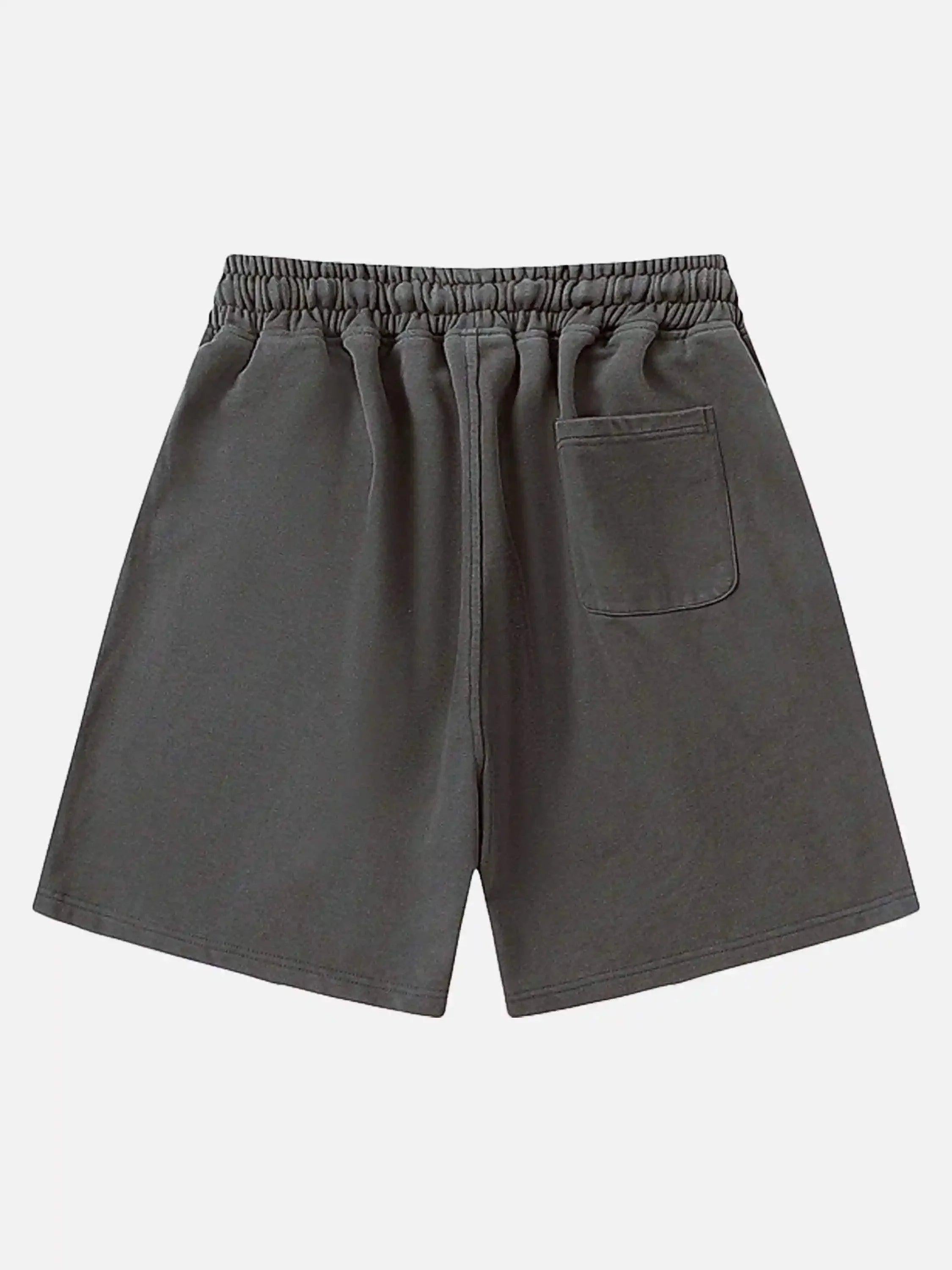 American Retro Cross Cut Hole Shorts
