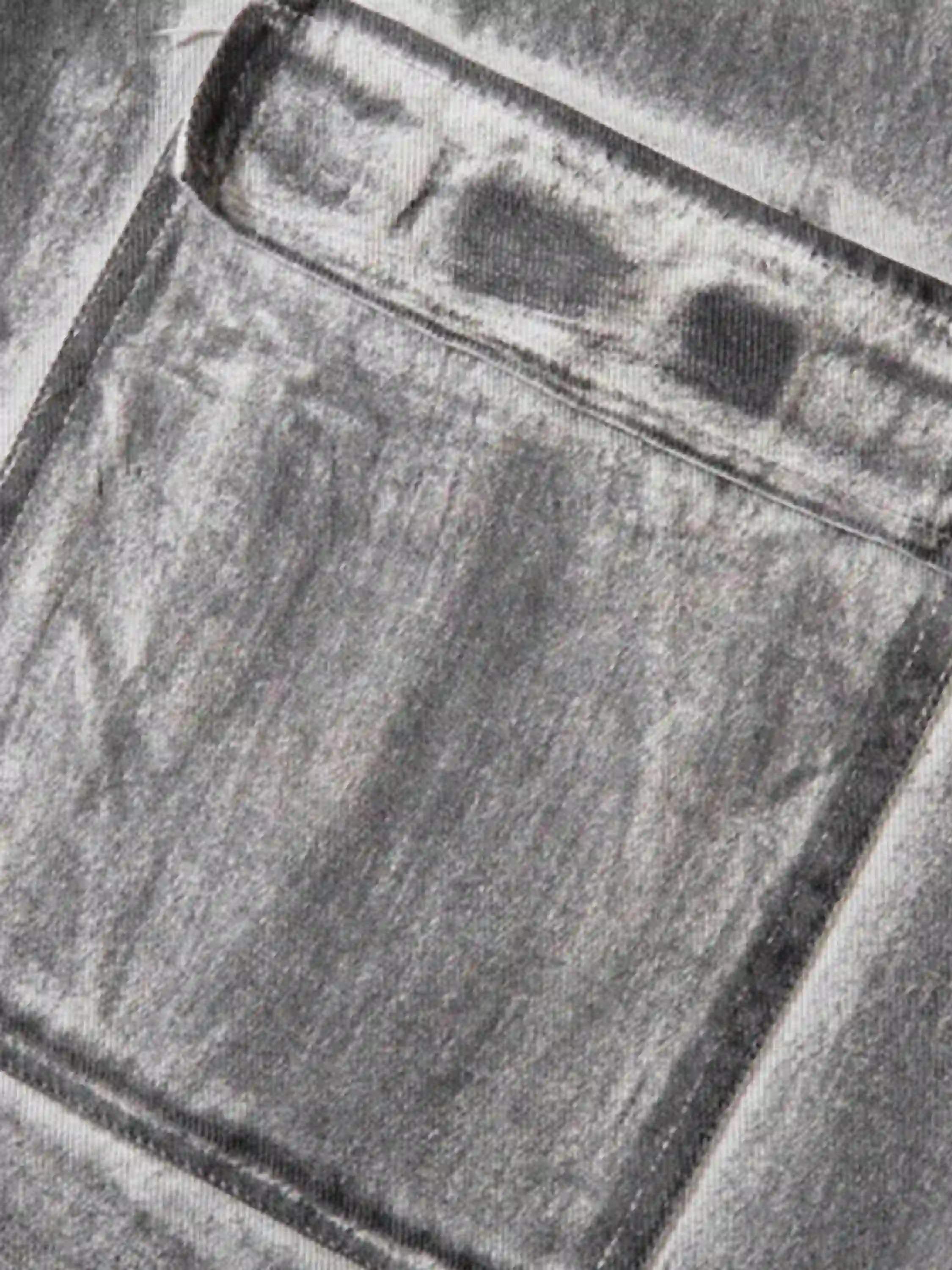 American Retro Distressed Multi-Pocket Cargo Shorts