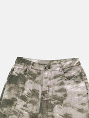 American Retro Flared Camouflage Pants