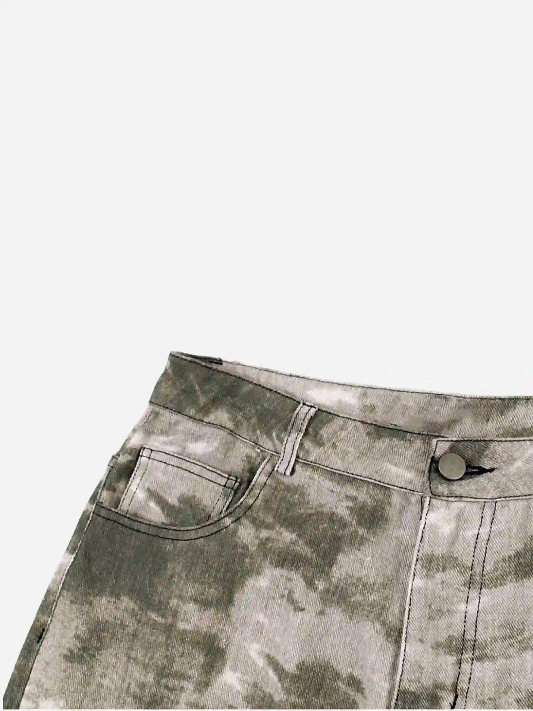 American Retro Flared Camouflage Pants