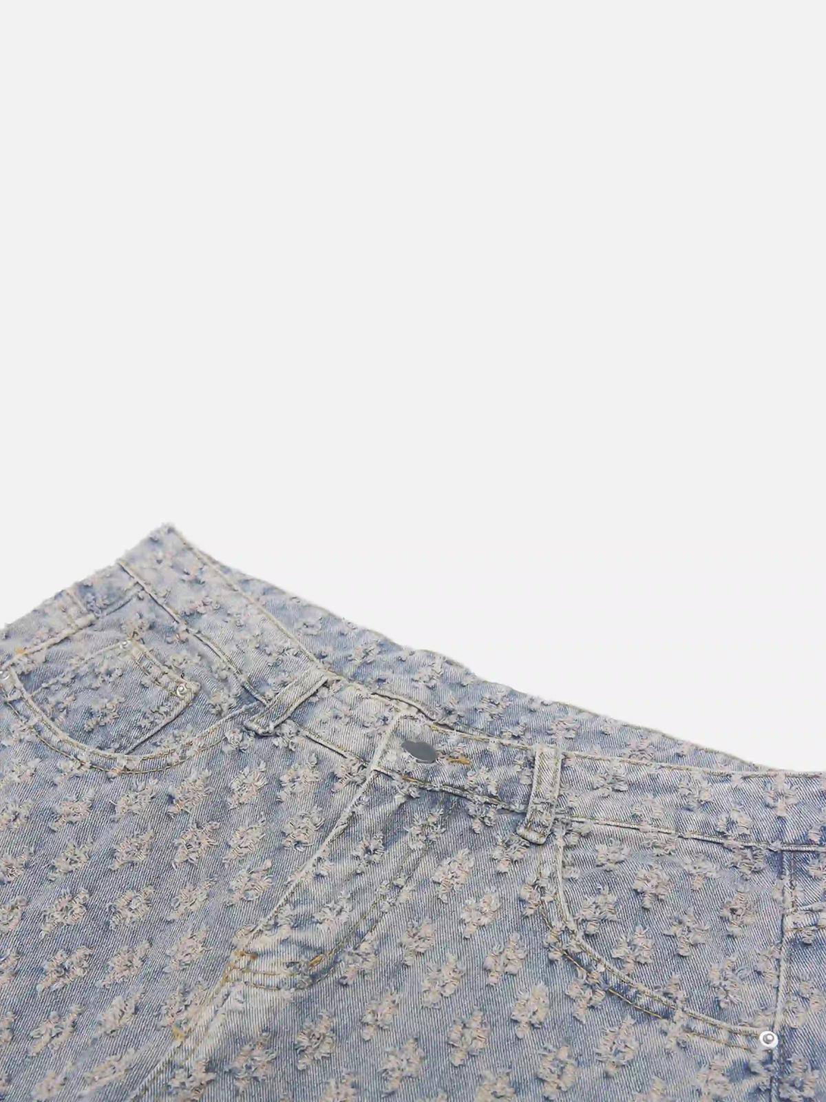American Retro Floral Personalized Jeans