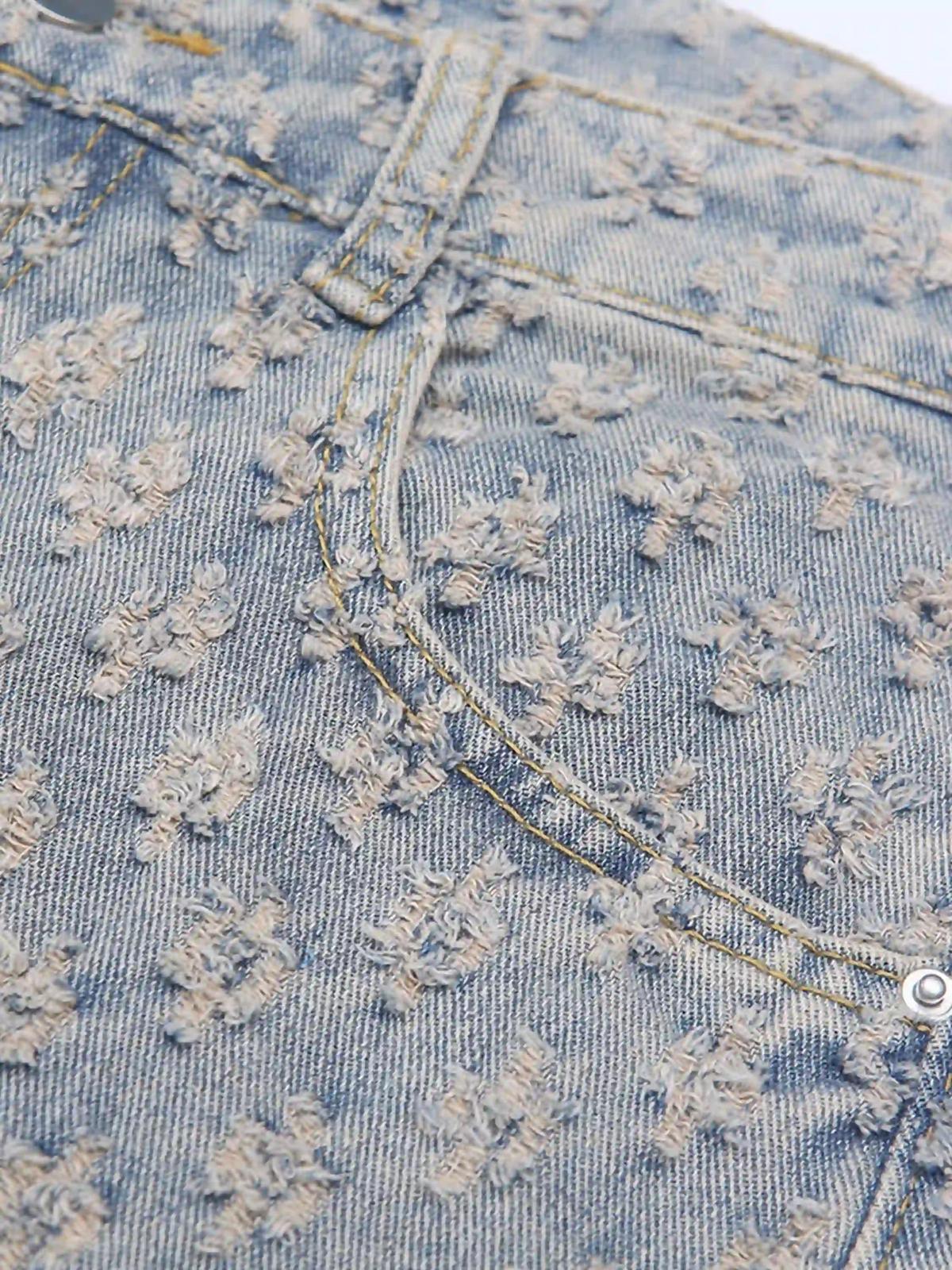 American Retro Floral Personalized Jeans