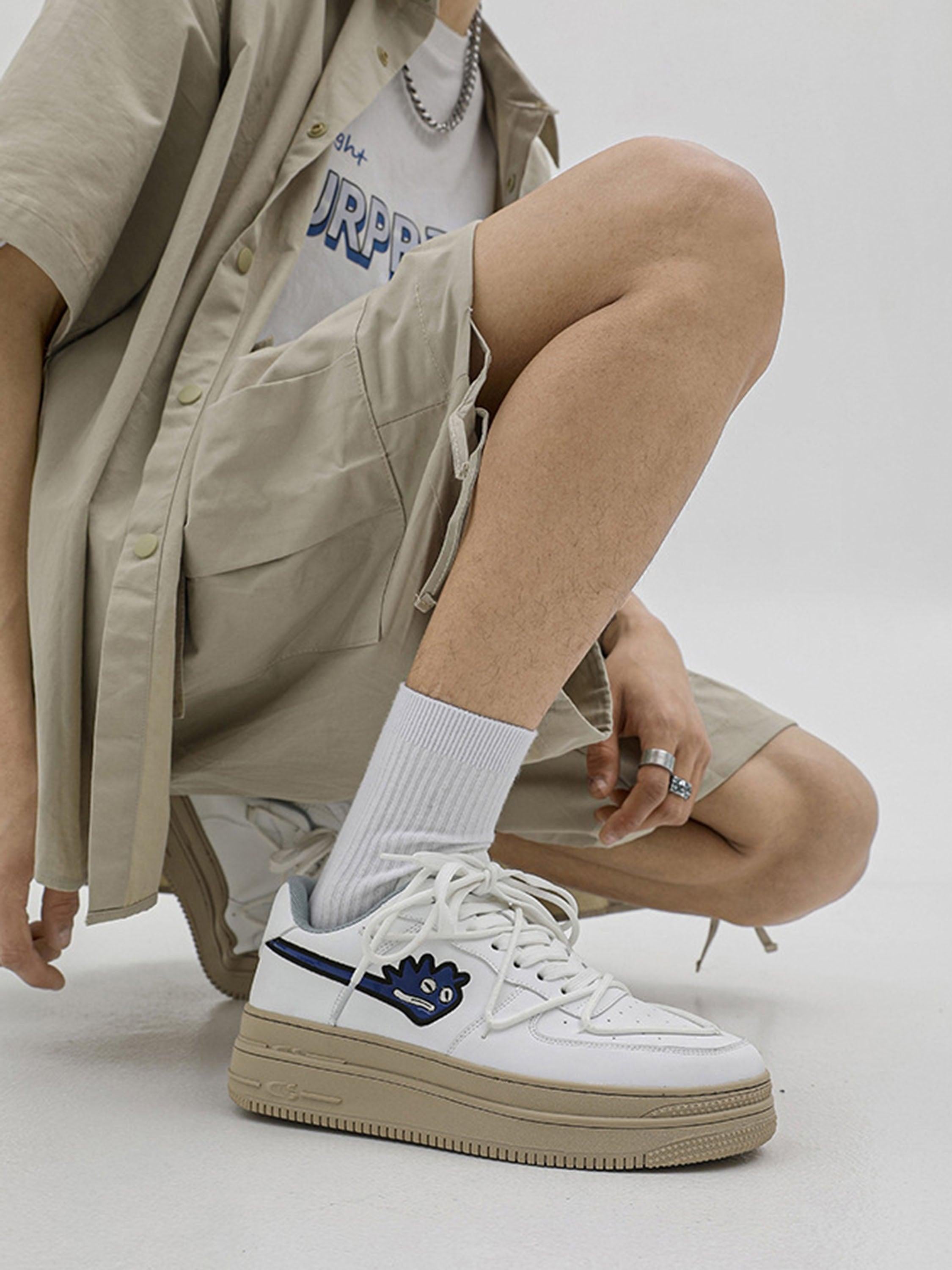 American Retro Hip-Hop Monster Casual Shoes Board Shoes