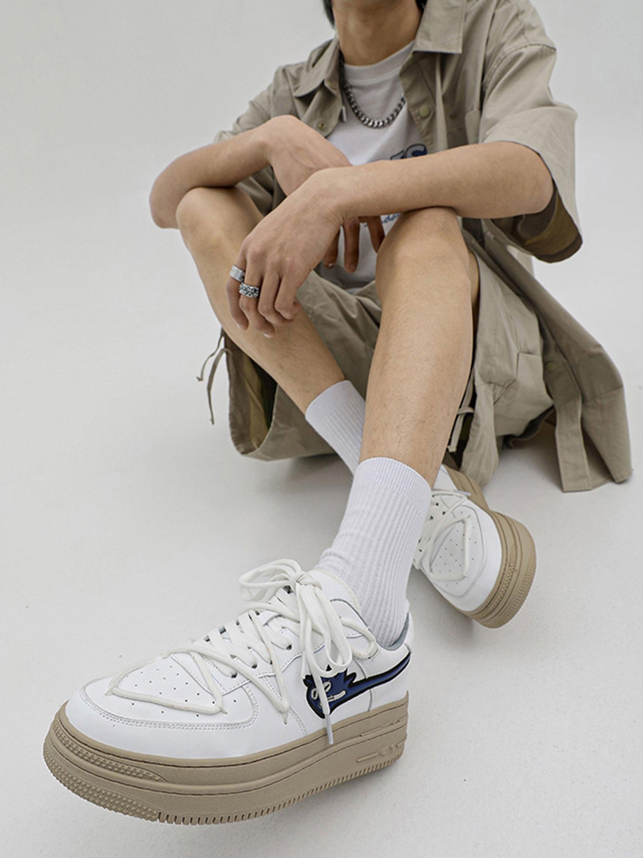 American Retro Hip-Hop Monster Casual Shoes Board Shoes