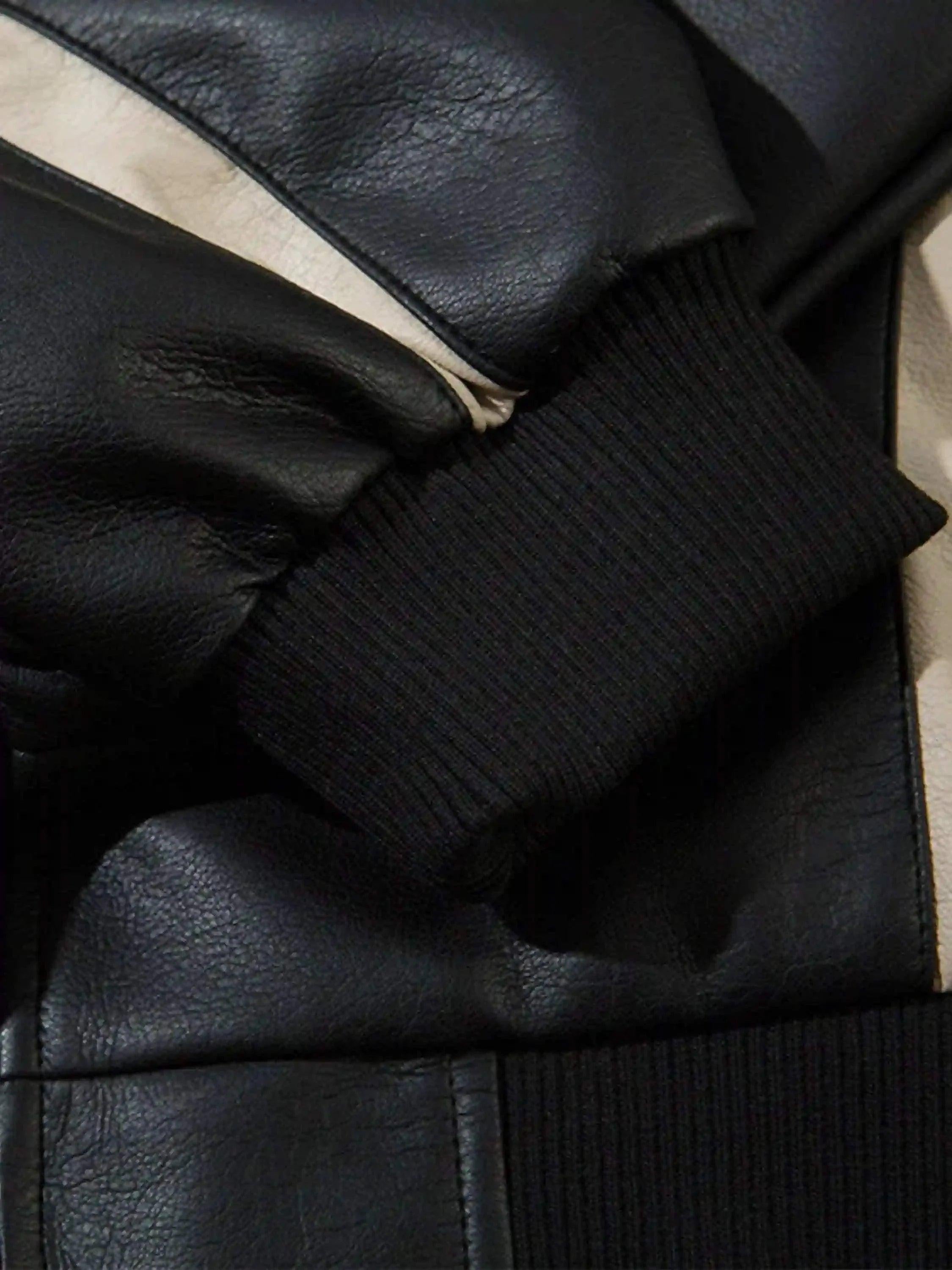 American Retro Patchwork Motorcycle Jacket