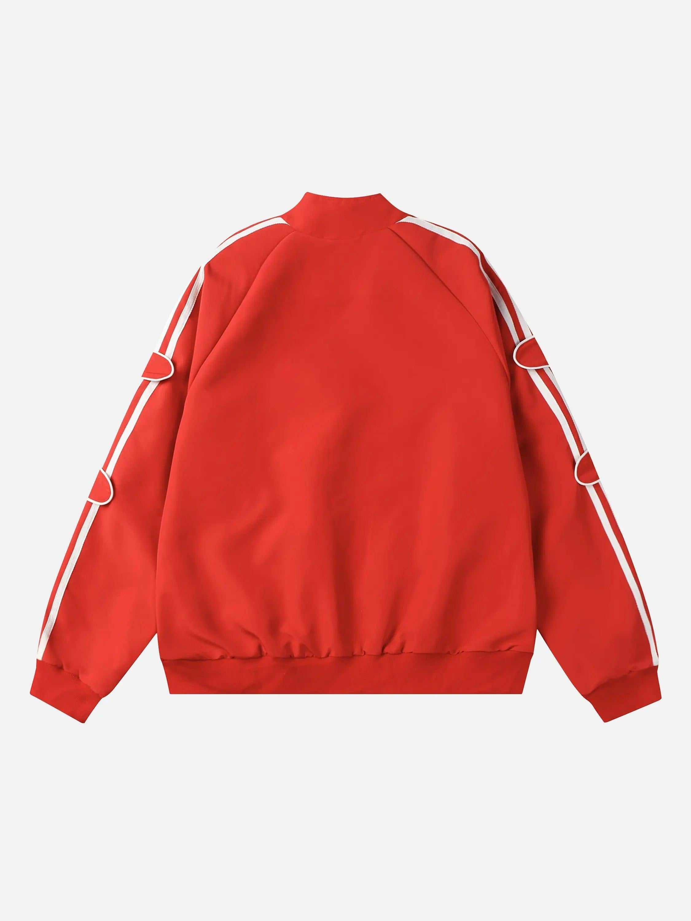 American Retro Patchwork Sports Jacket