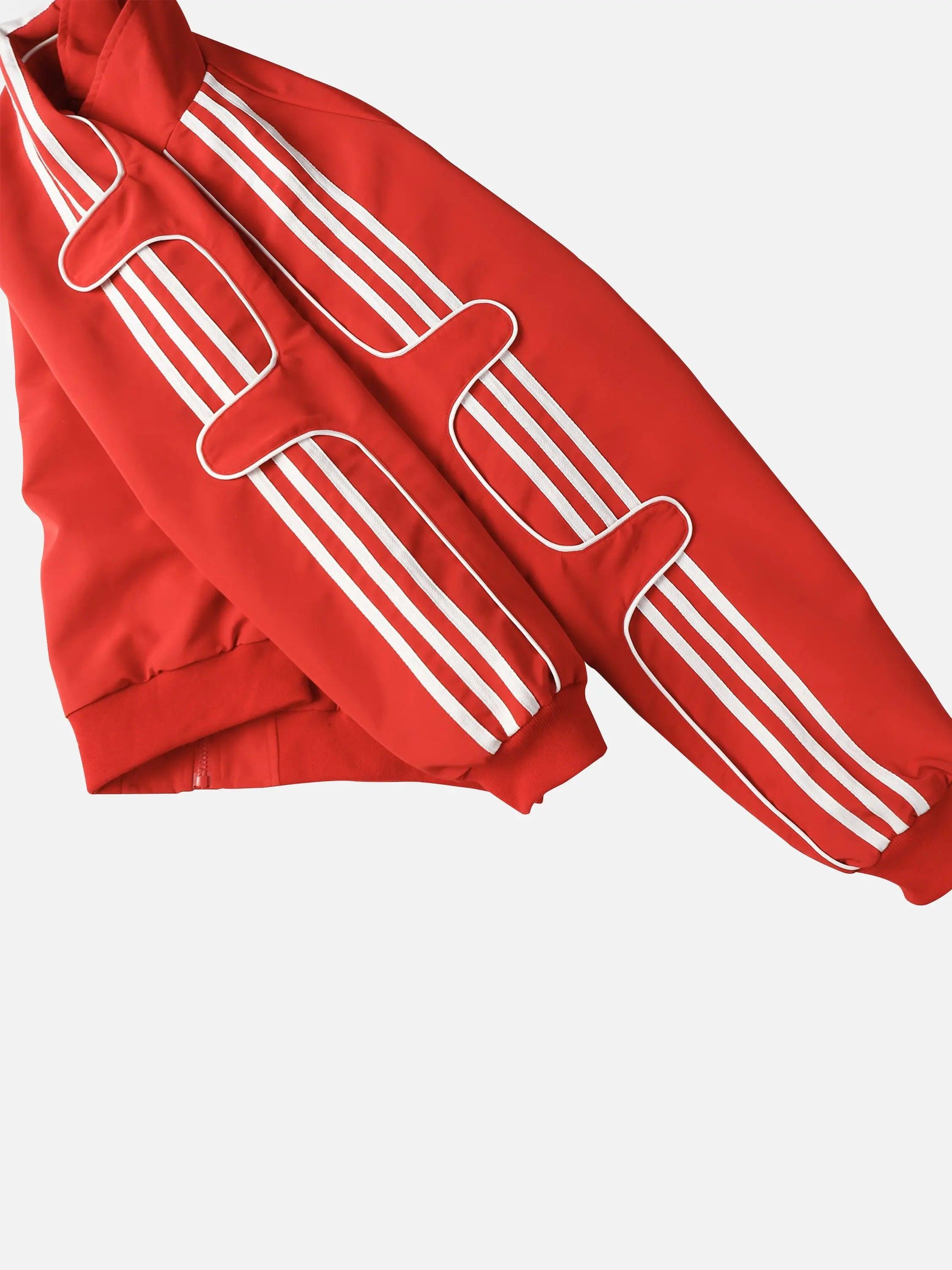 American Retro Patchwork Sports Jacket