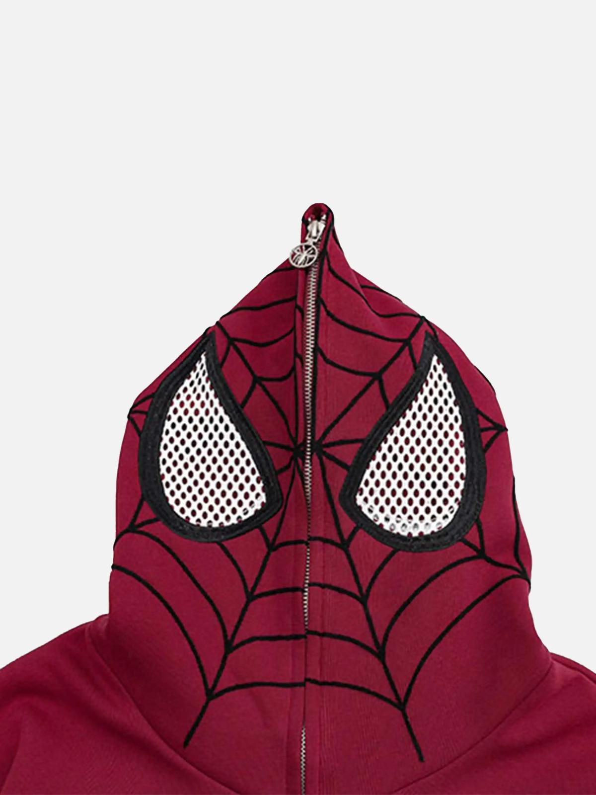 American Spider Towel Embroidery Cardigan Hoodie