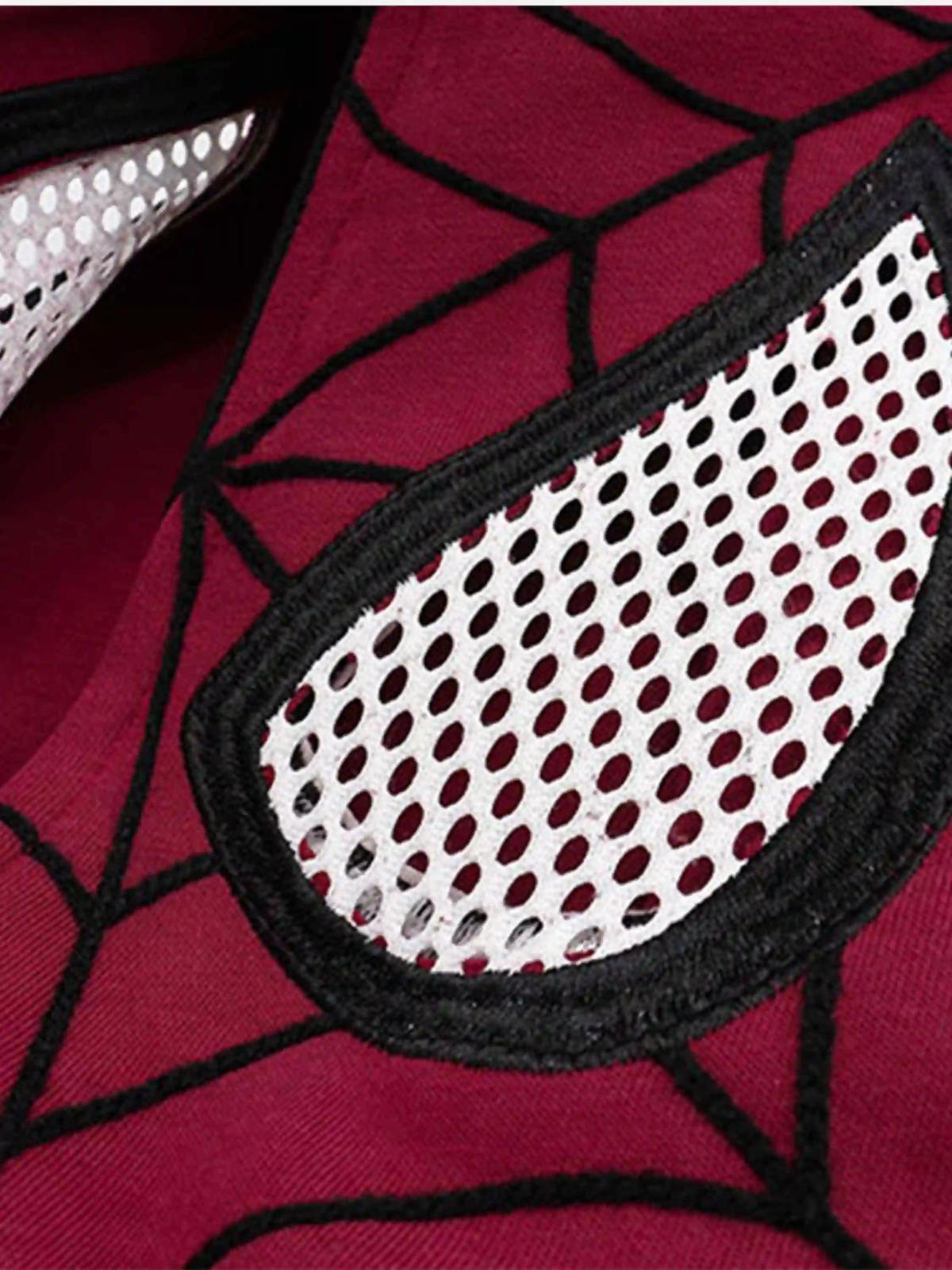 American Spider Towel Embroidery Cardigan Hoodie