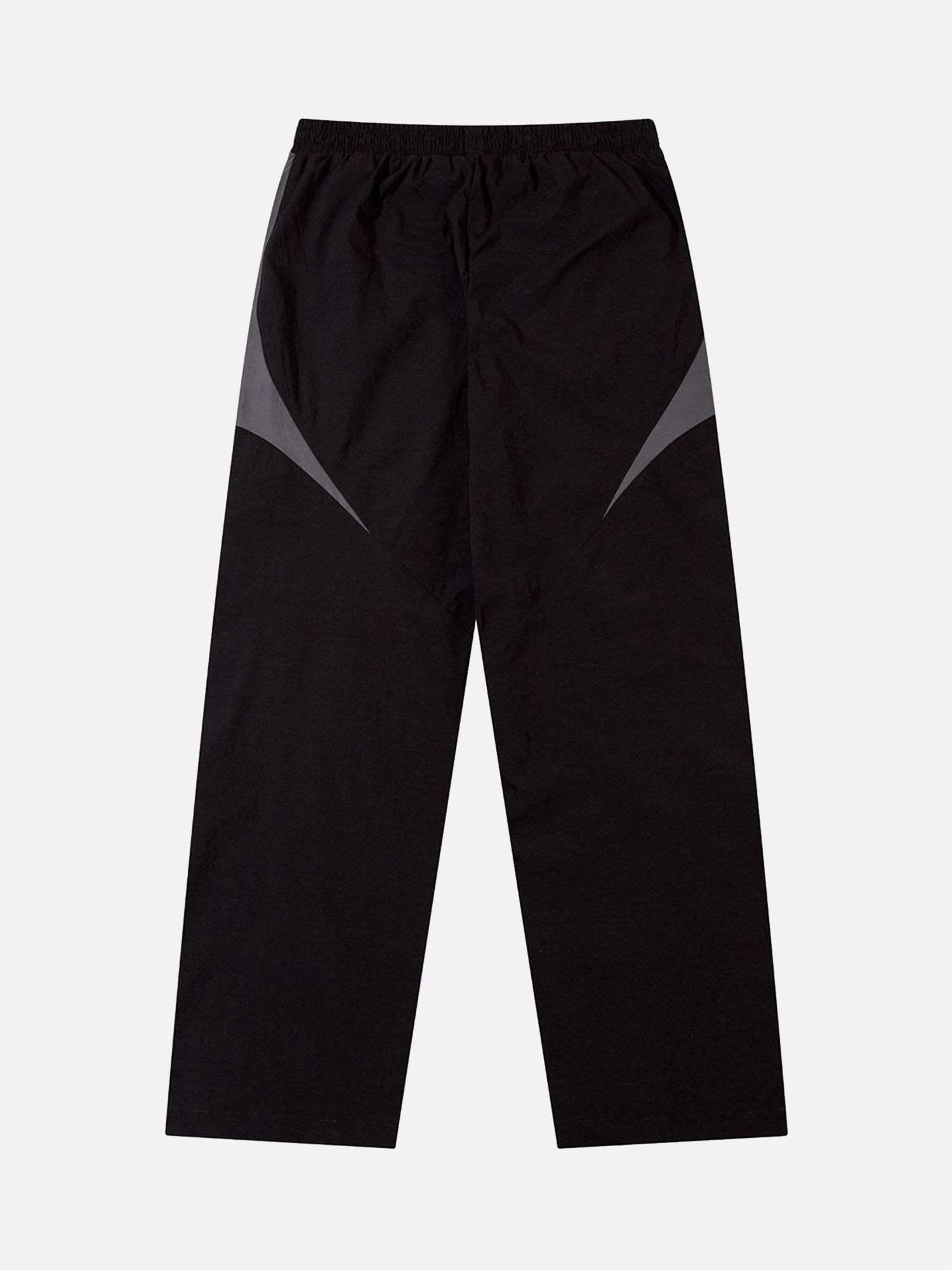 American Street Fashion Splicing Design Casual Sports Pants