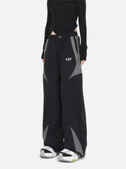 American Street Fashion Splicing Design Casual Sports Pants