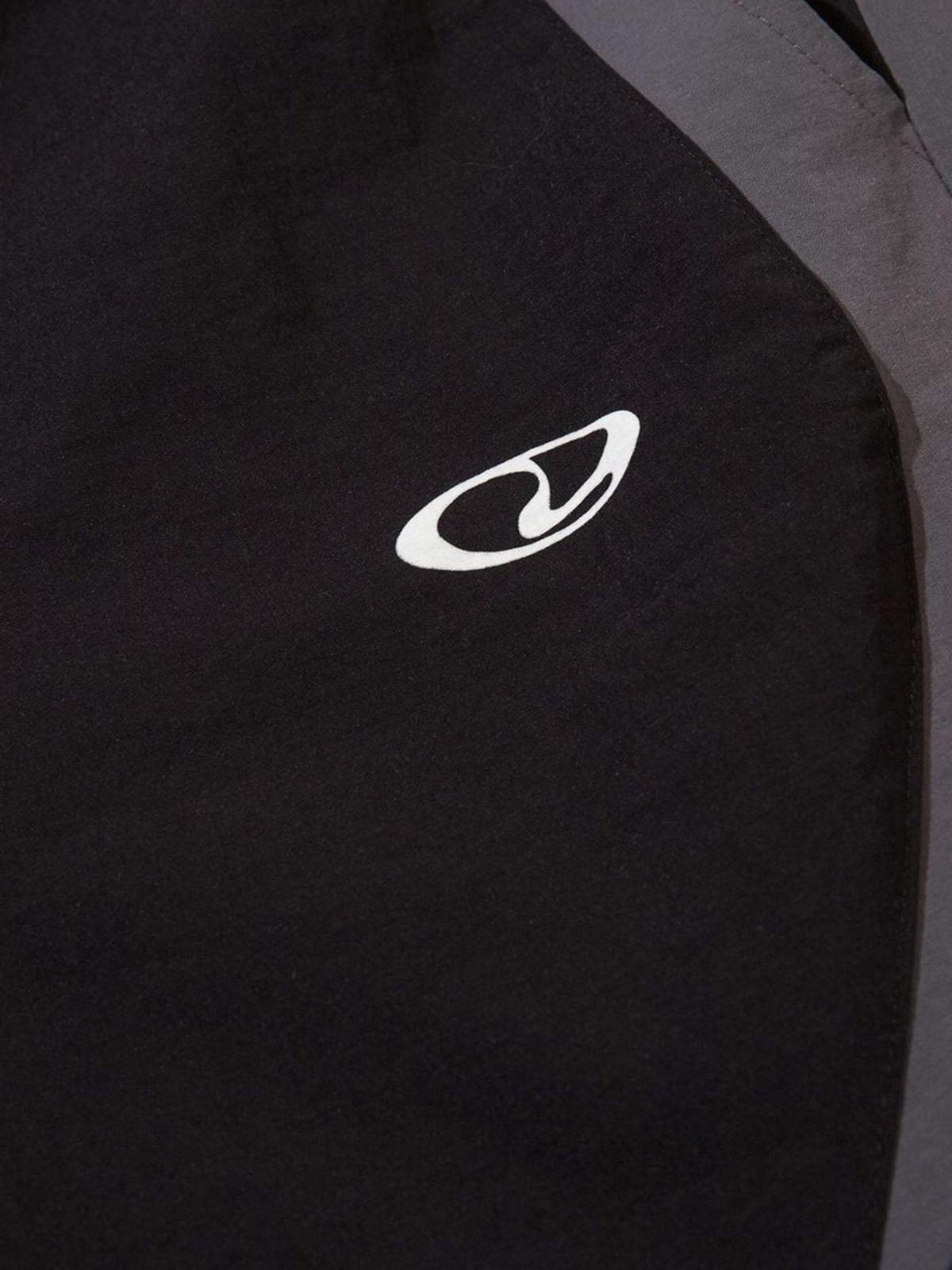 American Street Fashion Splicing Design Casual Sports Pants
