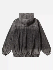 American Street Gradient Denim Hoodie