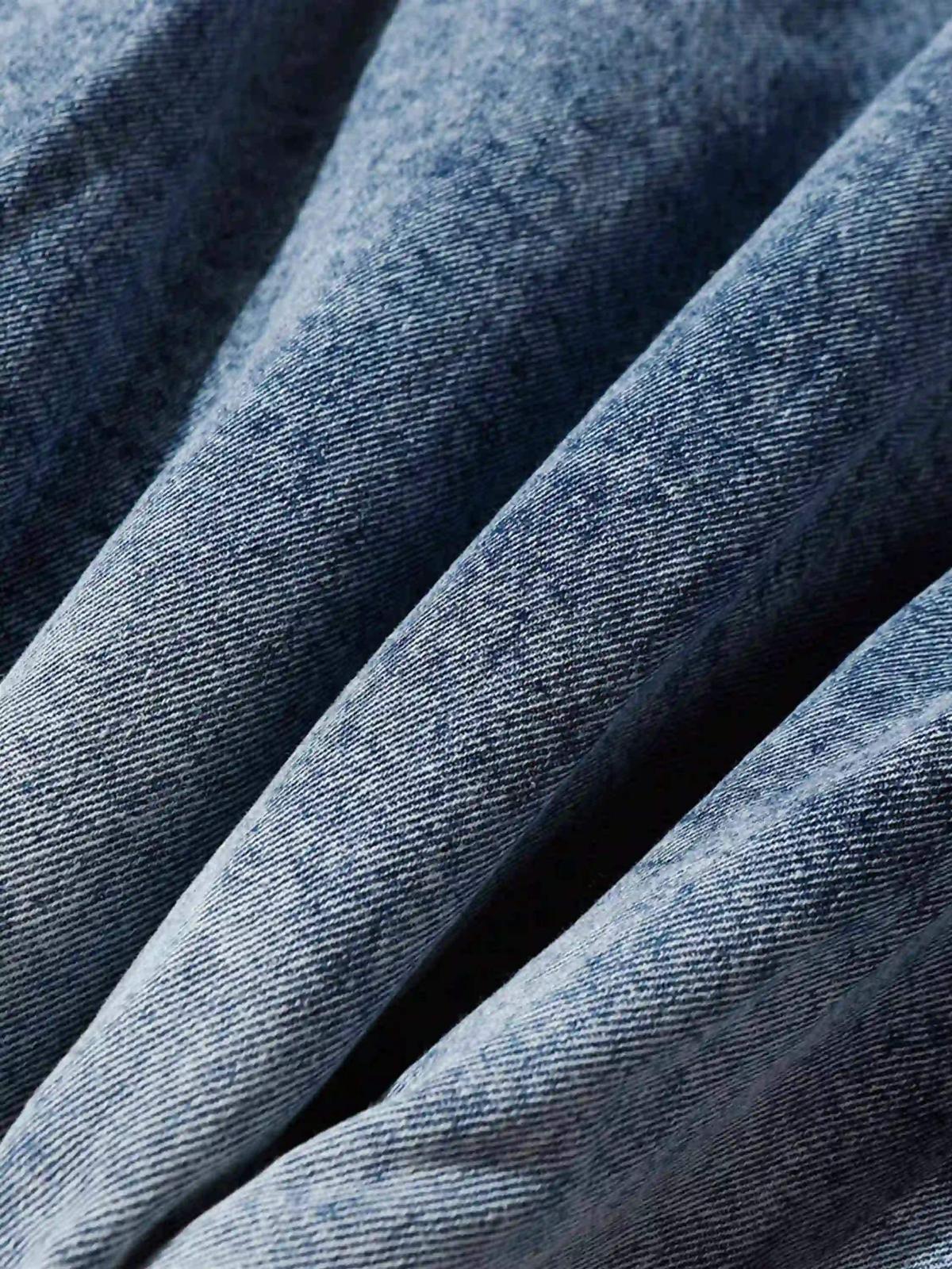 American Street Gradient Denim Hoodie