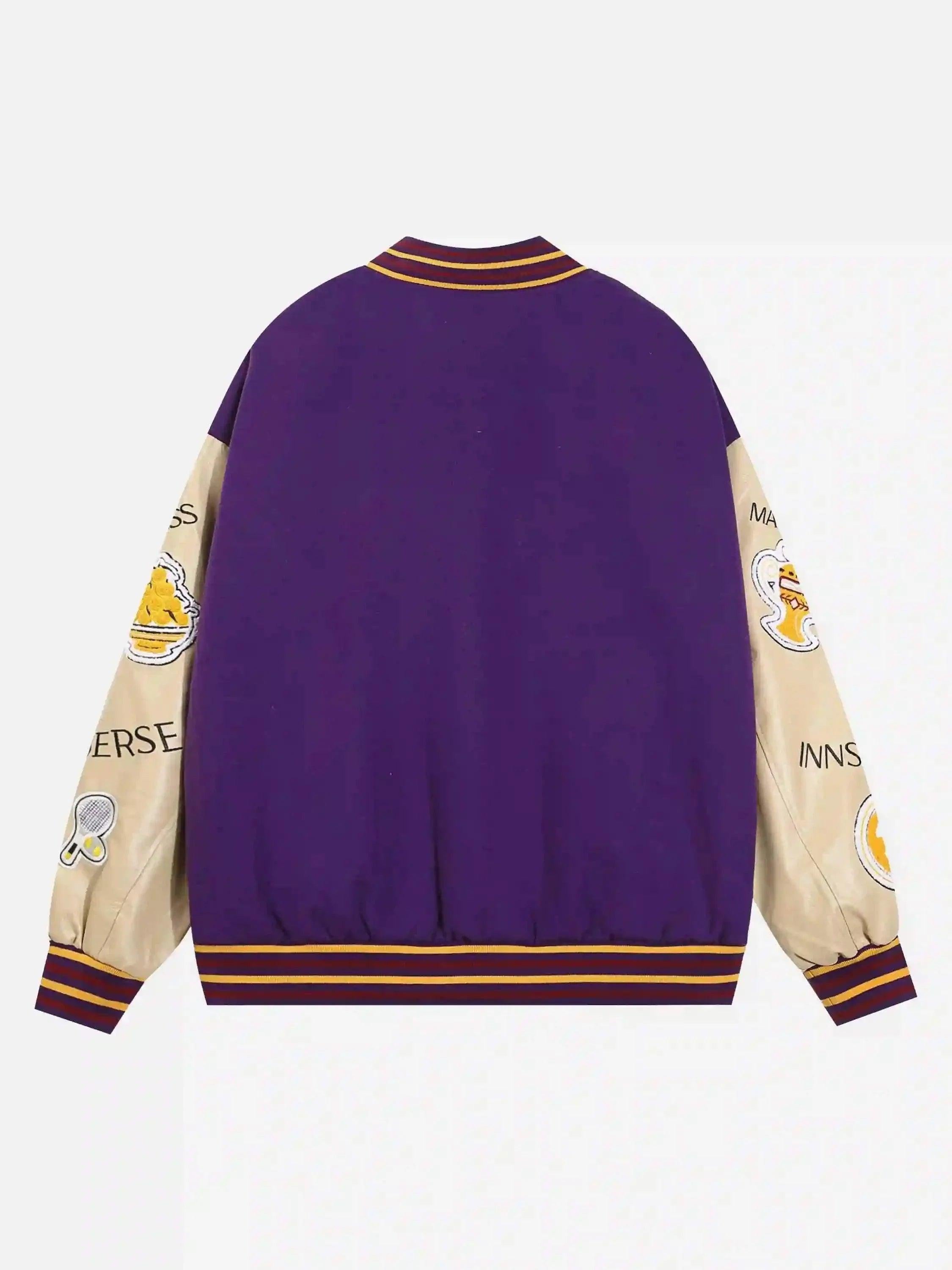 American Street Retro Embroidered Baseball Jacket
