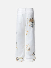 American Street Style Patch Jeans