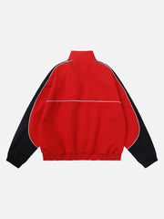 American Style Patchwork Five-Pointed Star Jacket