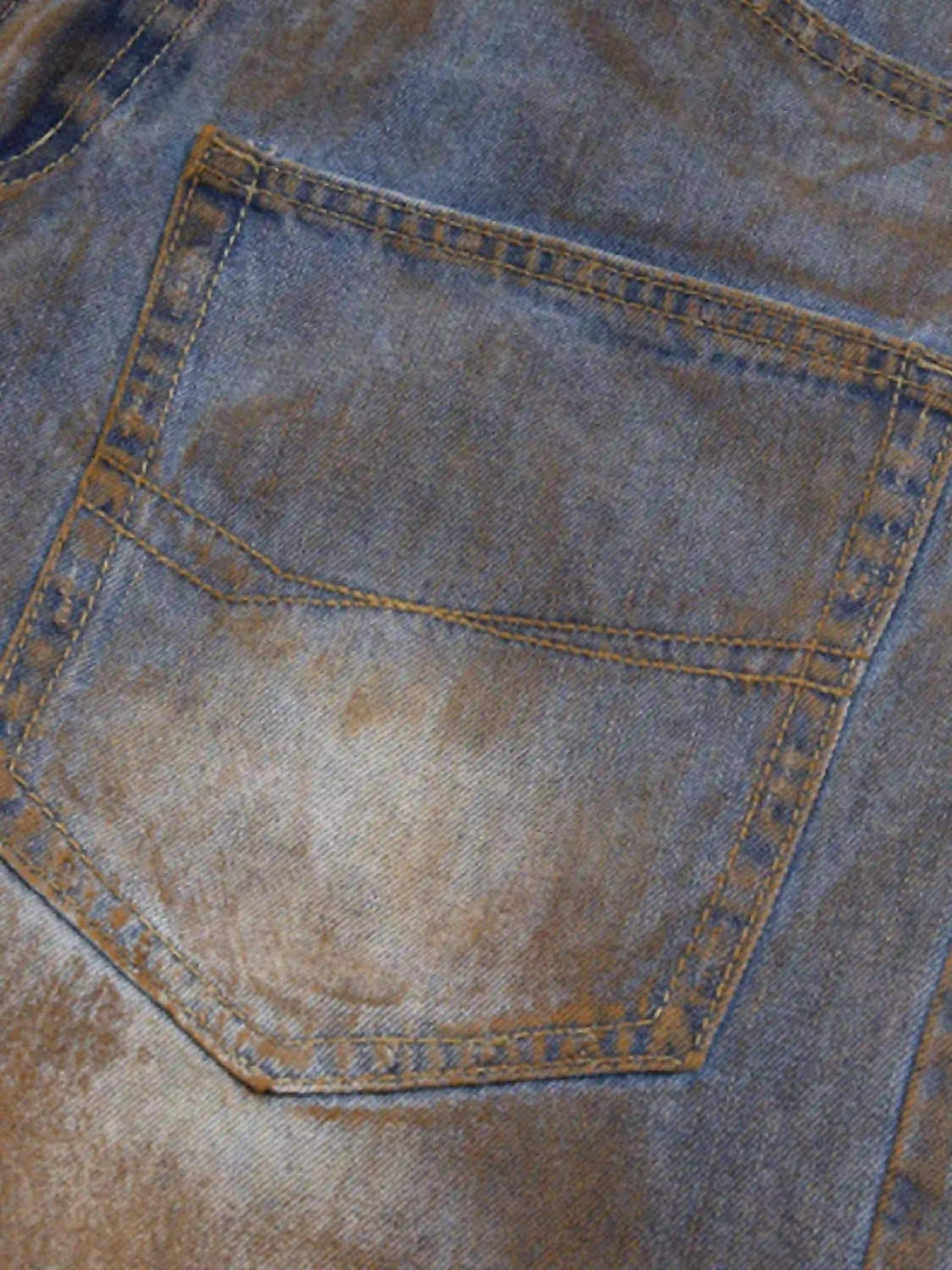 American Style Wasteland Style Wide-Leg Denim Jorts