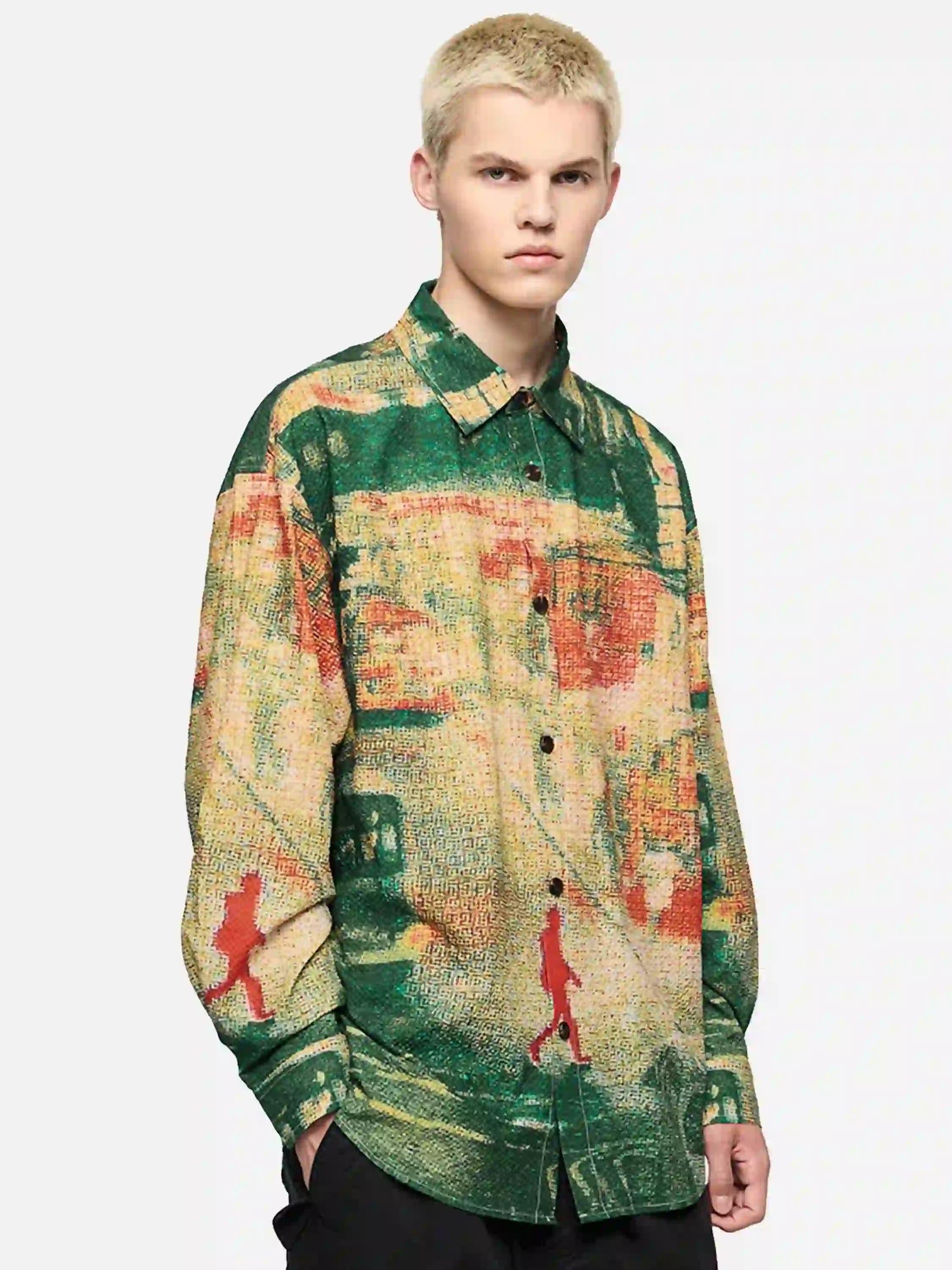 American Thermal Imaging Seersucker Shirt