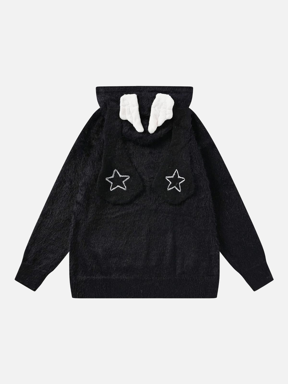Anime Seahorse Fur Hoodie