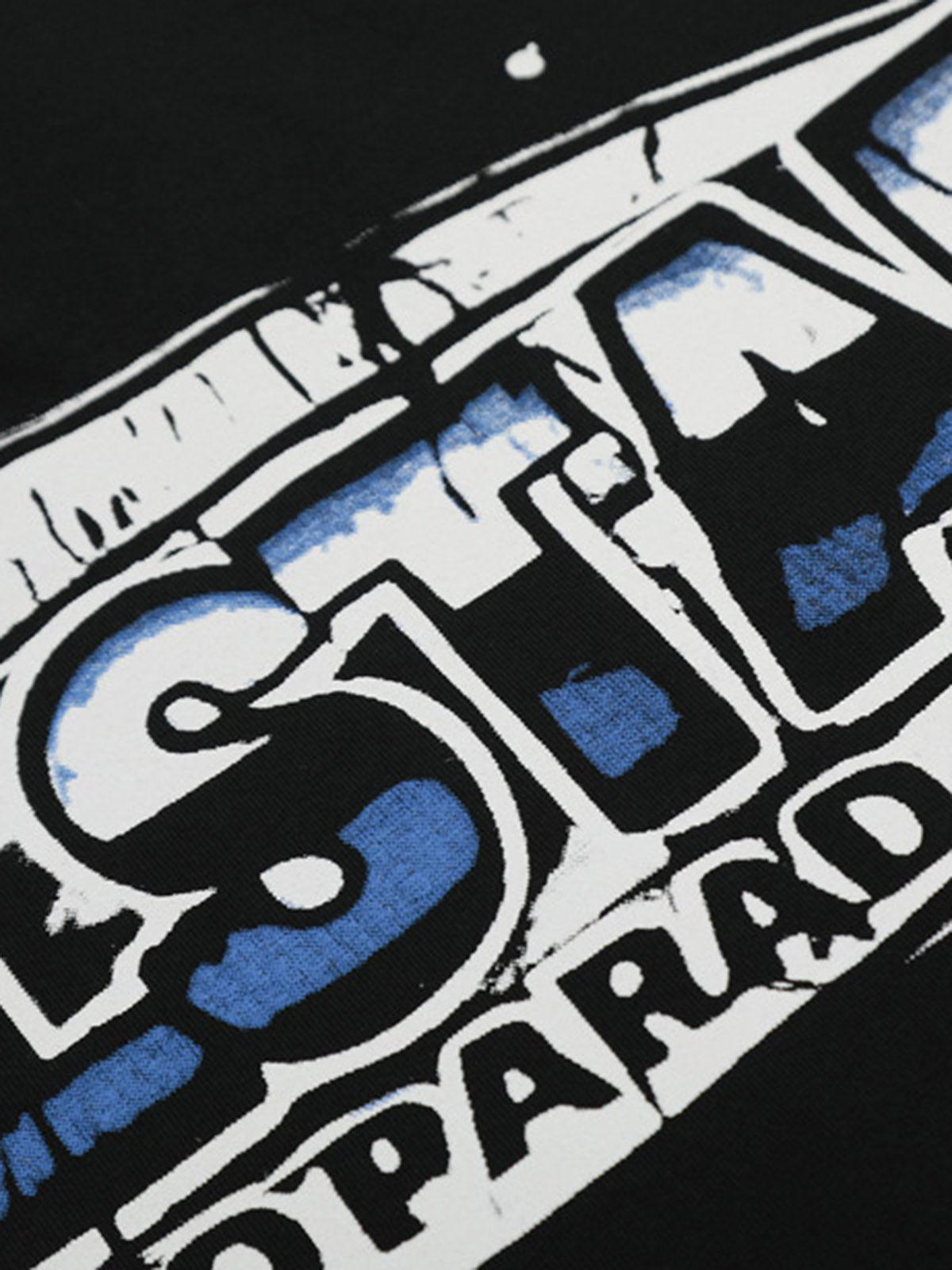 Artwork Graphic Crew Neck T-Shirt
