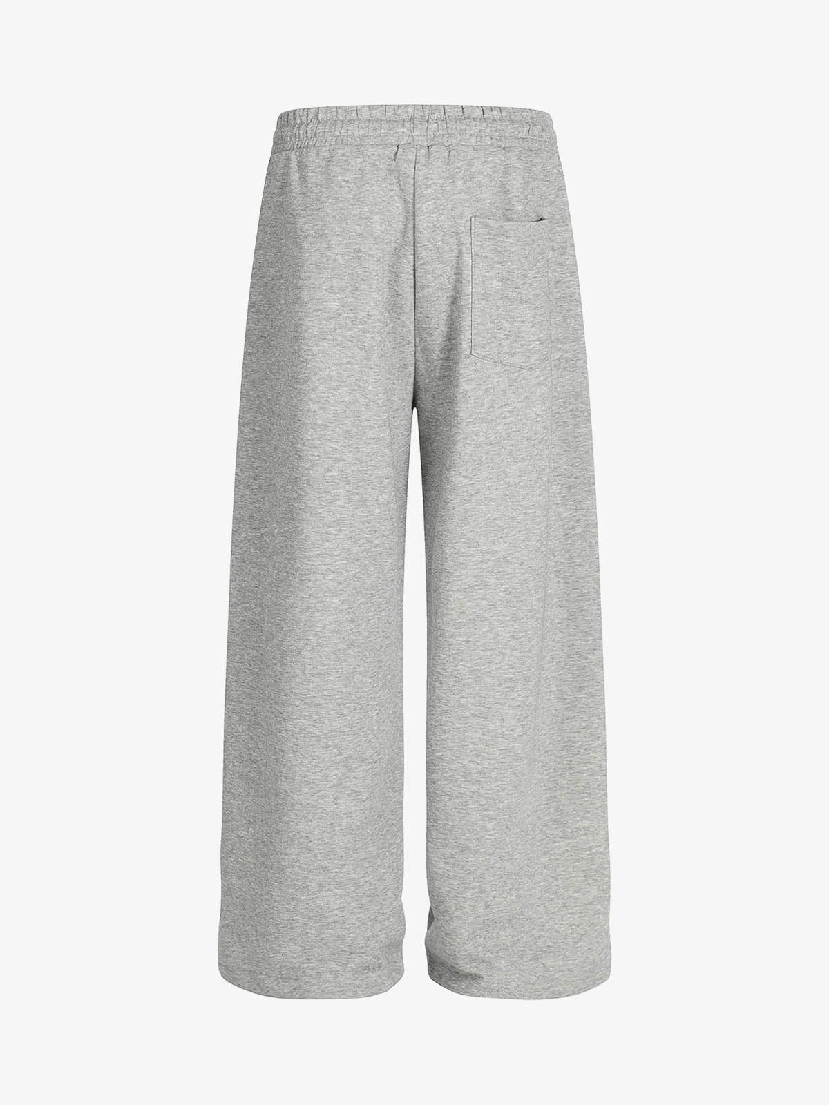 Draped Red Diamond Drawstring Casual Pants