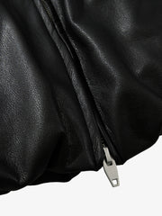 Streetwear Motorcycle Leather Bomber Jacket