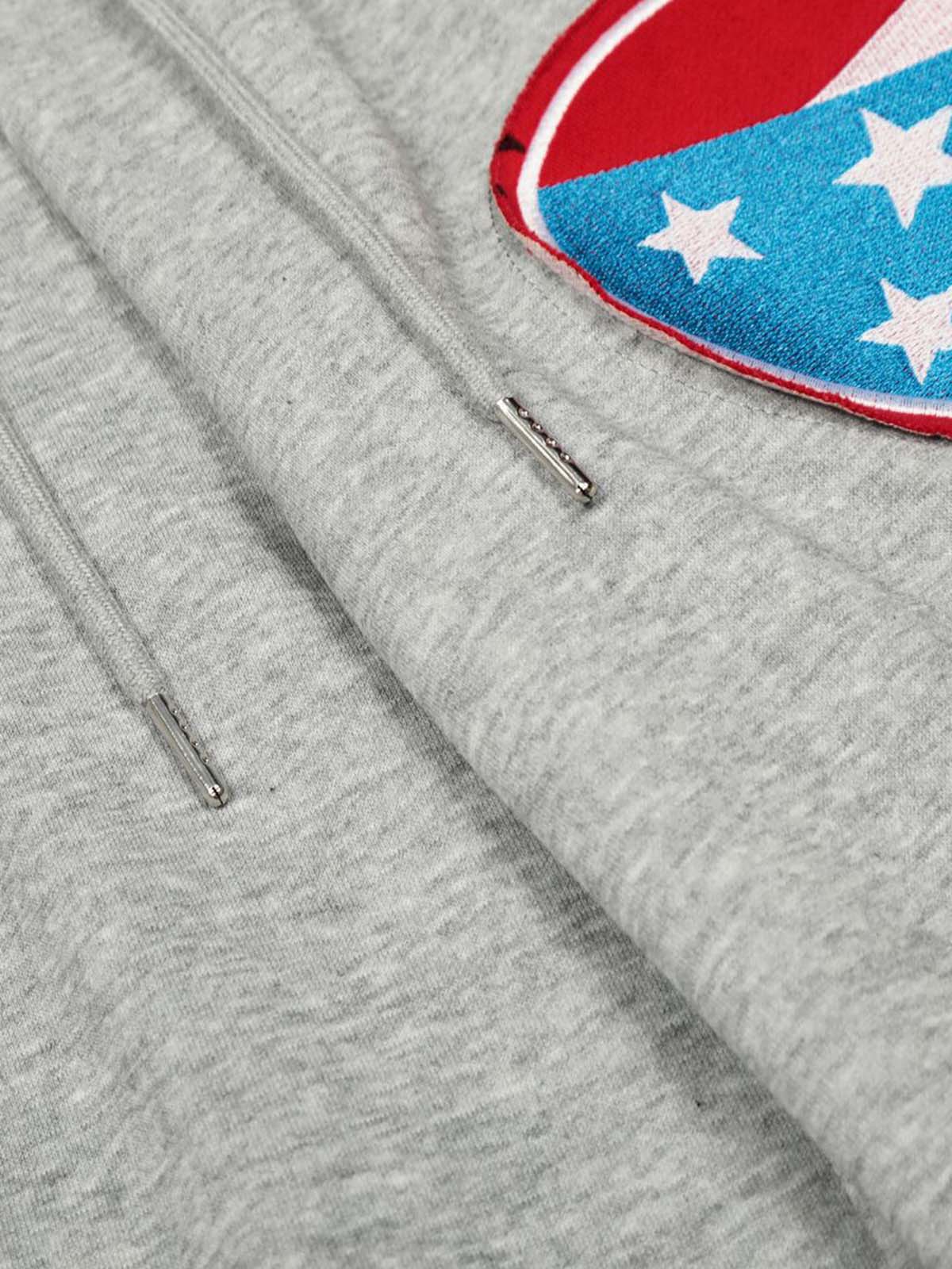 Hip-Hop Patch Embroidered Wide-Leg Sweatpants