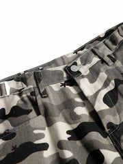 Camouflage Multi-pocket Cargo Jorts