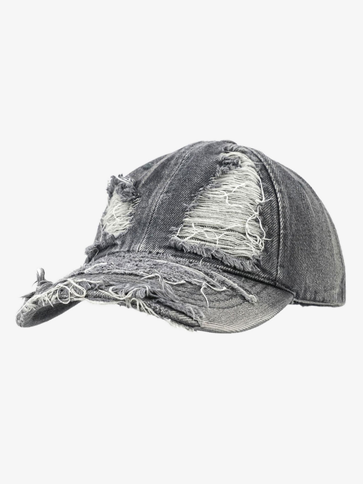 Retro Distressed Street Denim Baseball Cap