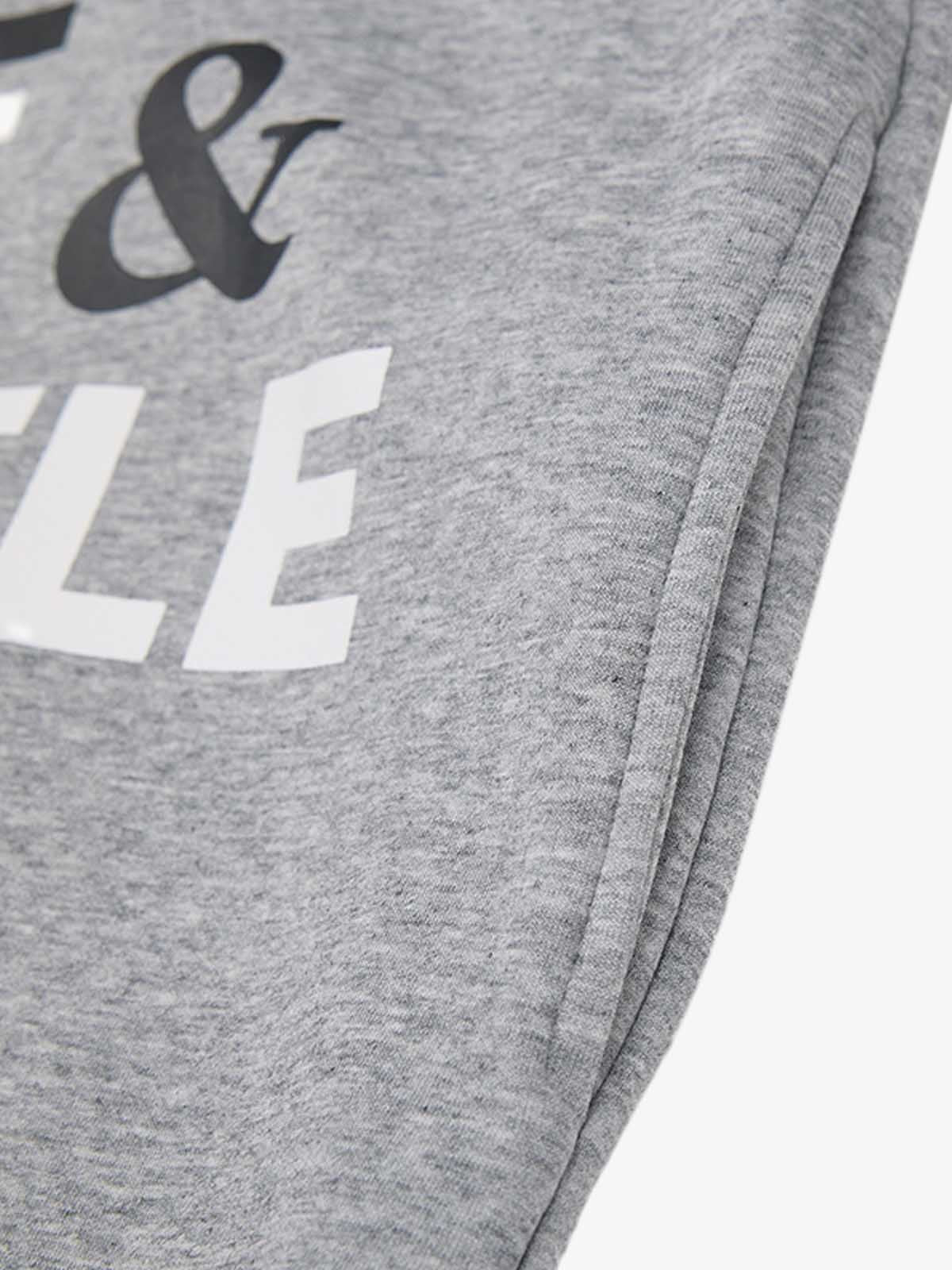 Retro Letter Print Thickened Hoodie