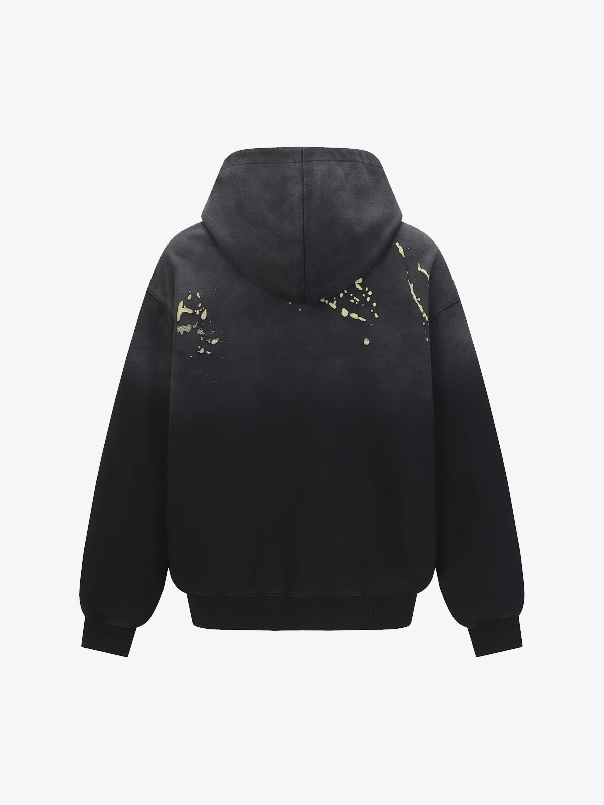Street Dark Wasteland Distressed Washed Dirty-Dye Hoodie