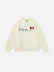 Back Print Crew Sweatshirt