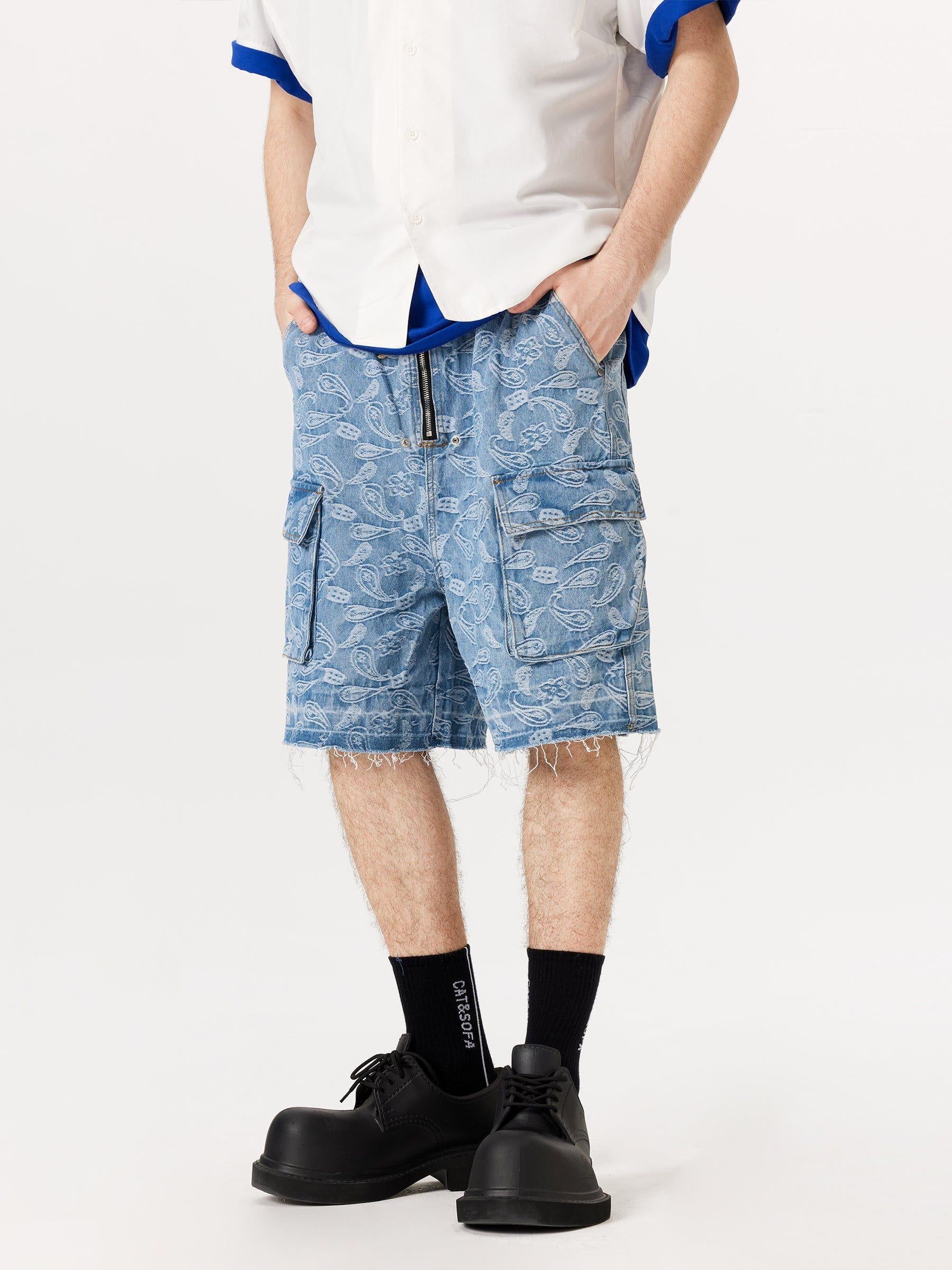 Bandana Jacquard Washed Jorts