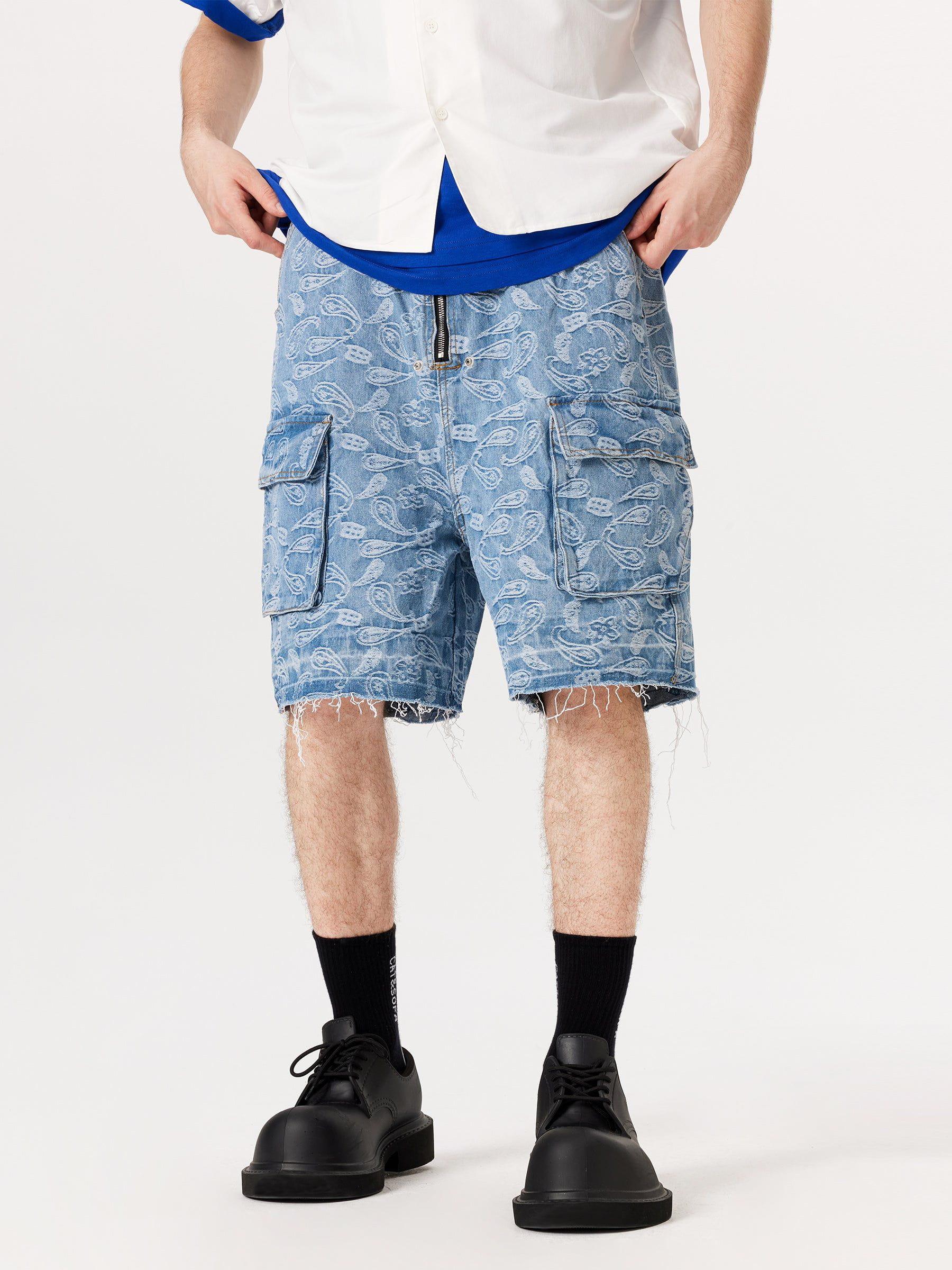 Bandana Jacquard Washed Jorts