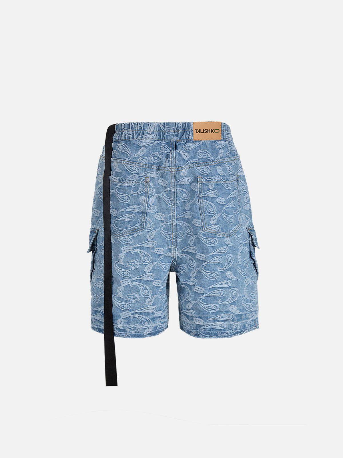 Bandana Jacquard Washed Jorts