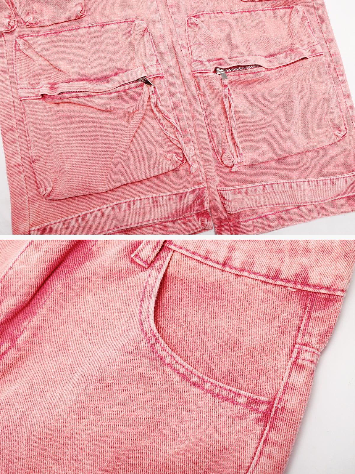 Barbiecore Cargo Jeans