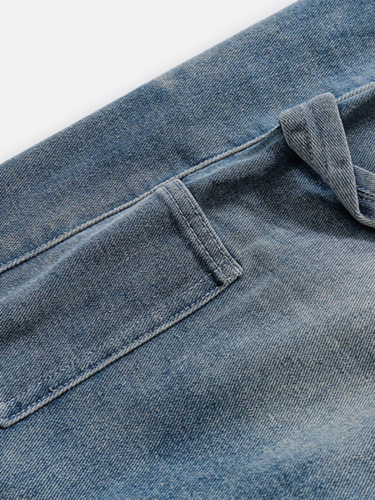 Basic Drawstring Washed Jorts