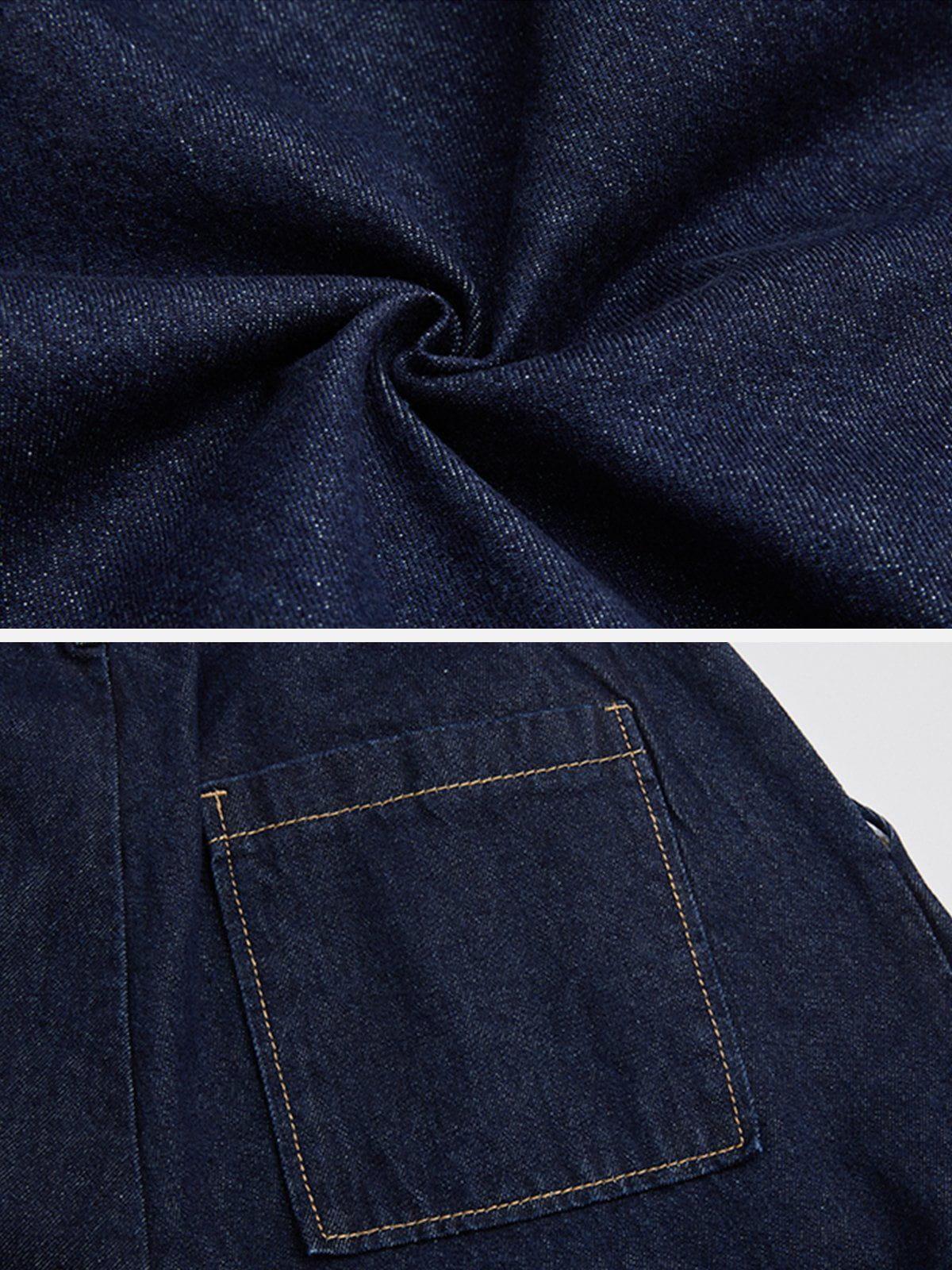 Basic Tapered Baggy Jeans