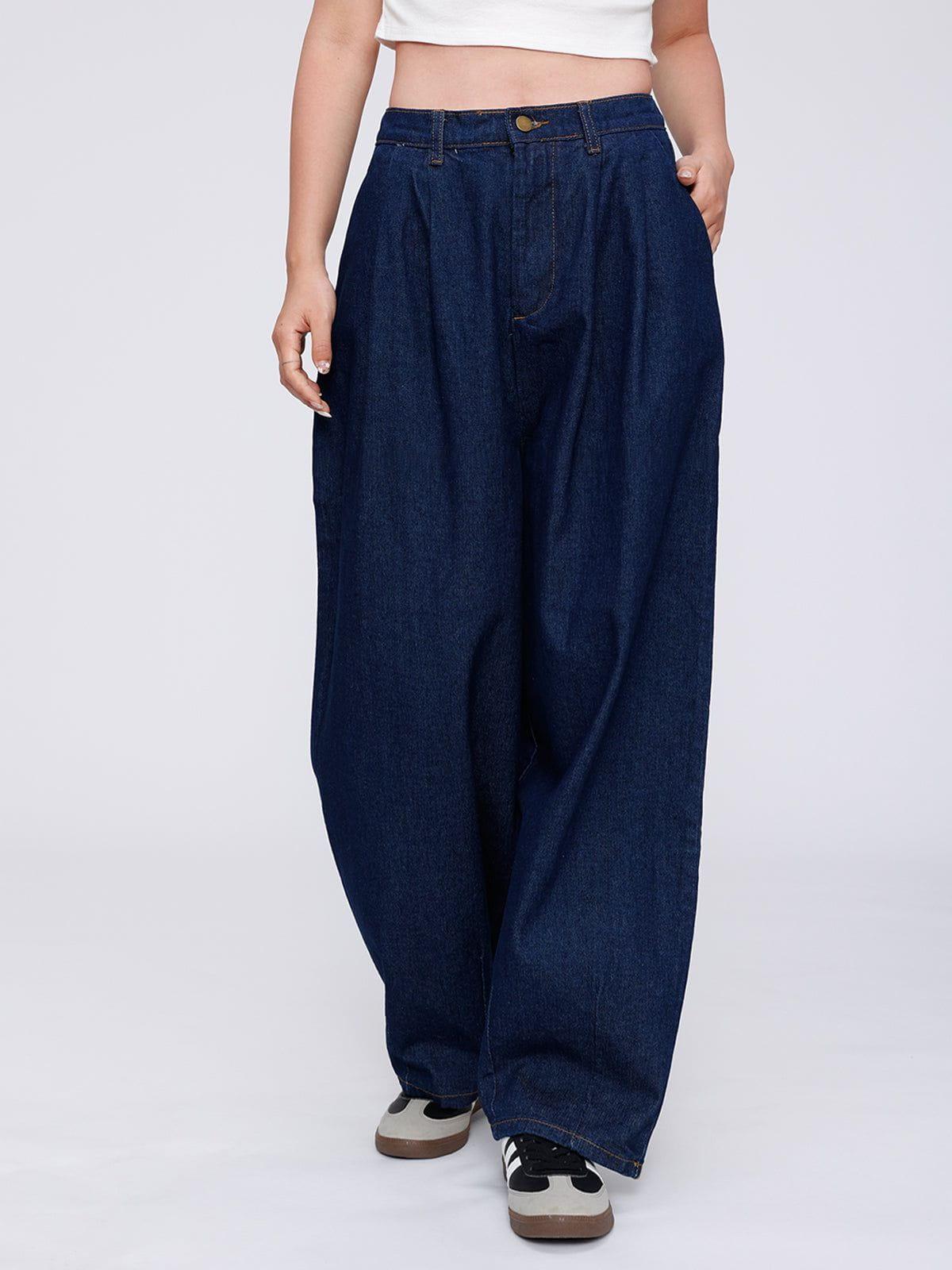 Basic Tapered Baggy Jeans