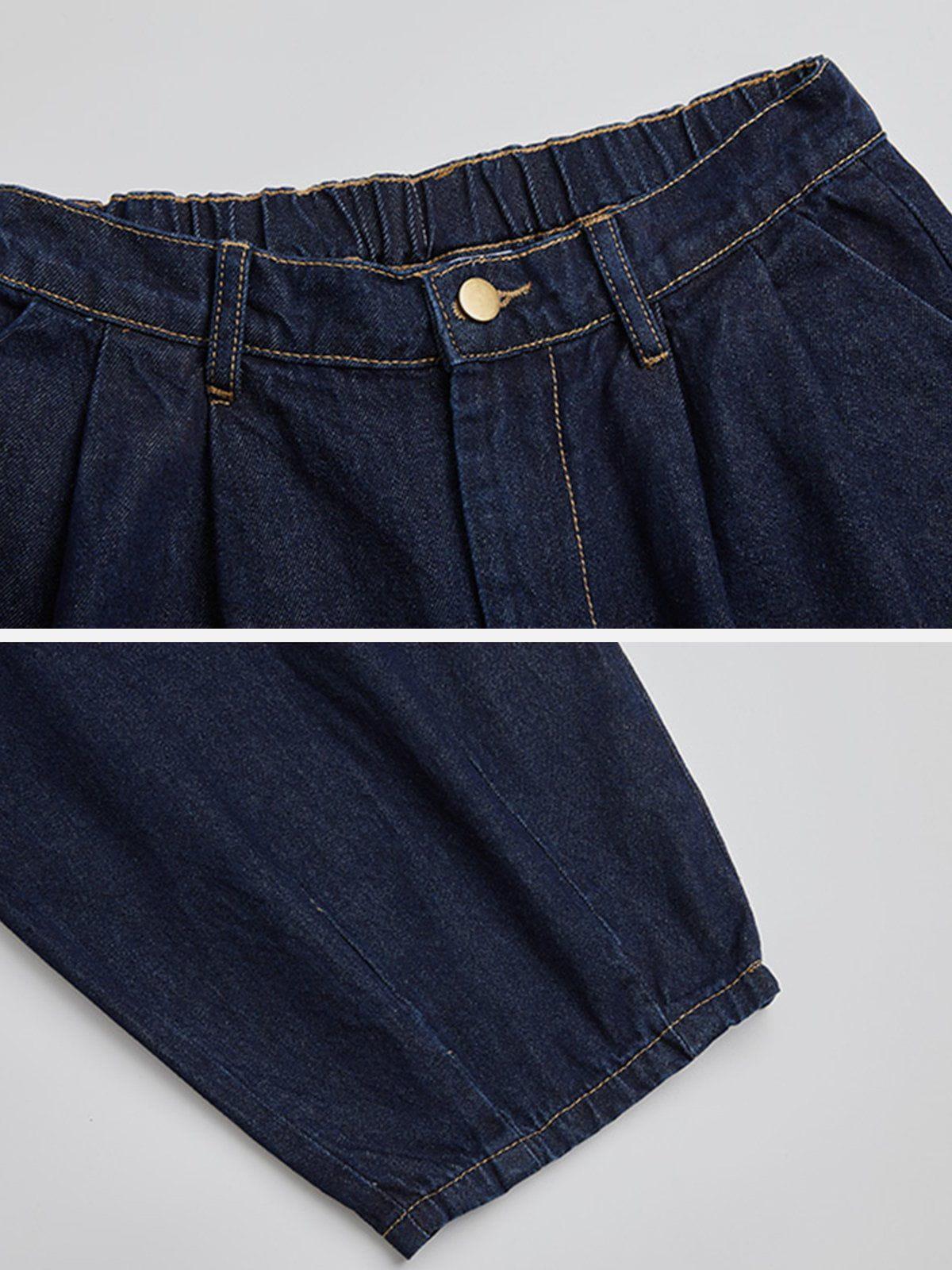 Basic Tapered Baggy Jeans